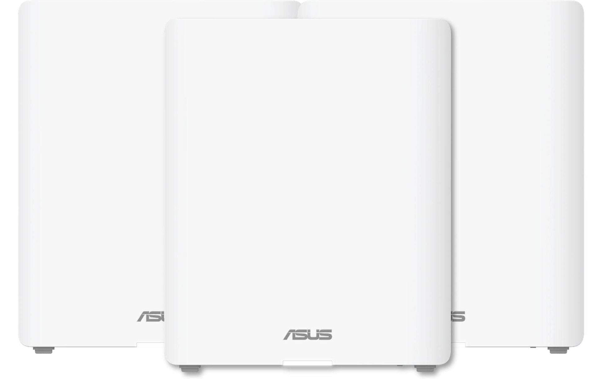 ASUS Bq16 – Mesh-WLAN-System (3er-Set), Wi-Fi 7, Tri-Band (2,4/5/6 GHz), 11 529 Mbit/s, Weiss