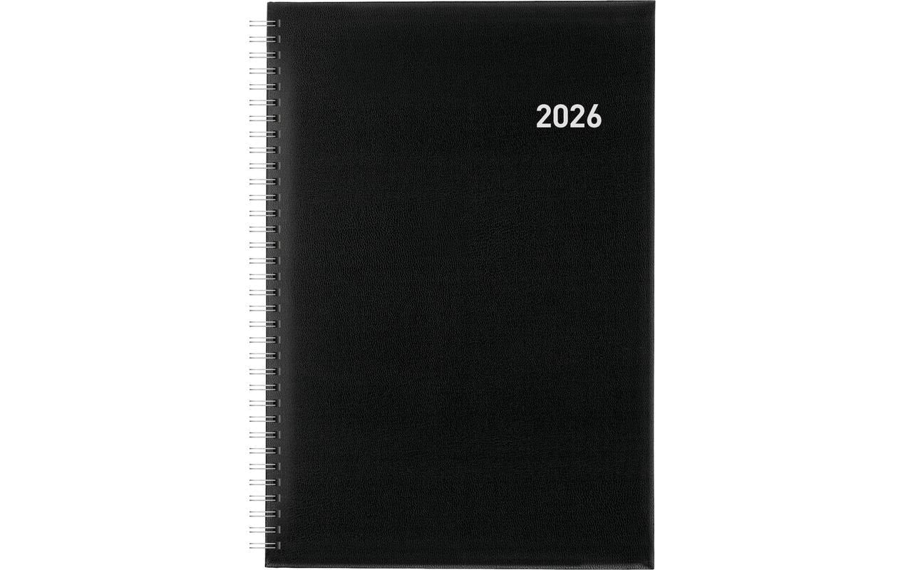 Biella Quarta Agenda – 1 Woche/2 Seiten, gebunden, A4, Jan–Dez, 2026