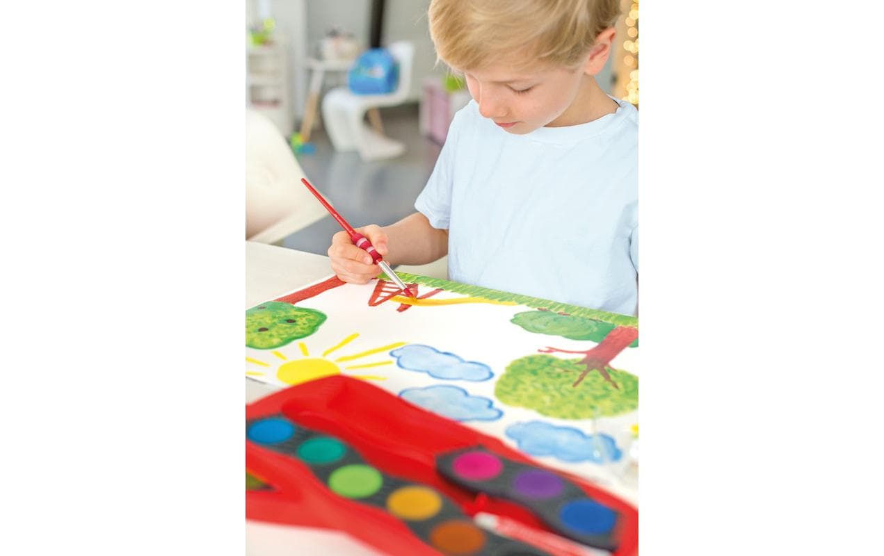 Faber-Castell Deckfarbkasten – 24 Farben, inkl. Deckweiss