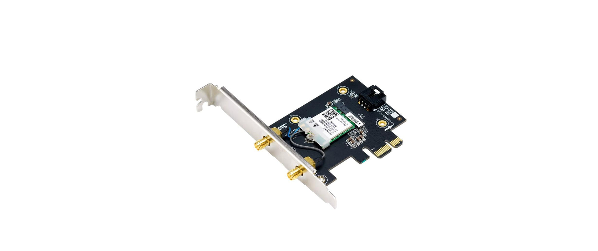 ASUS PCE-BE6500 – PCIe WLAN-Karte – Wi-Fi 7 (2,4/5/6 GHz), 2,9 Gbit/s, PCIe, Schwarz