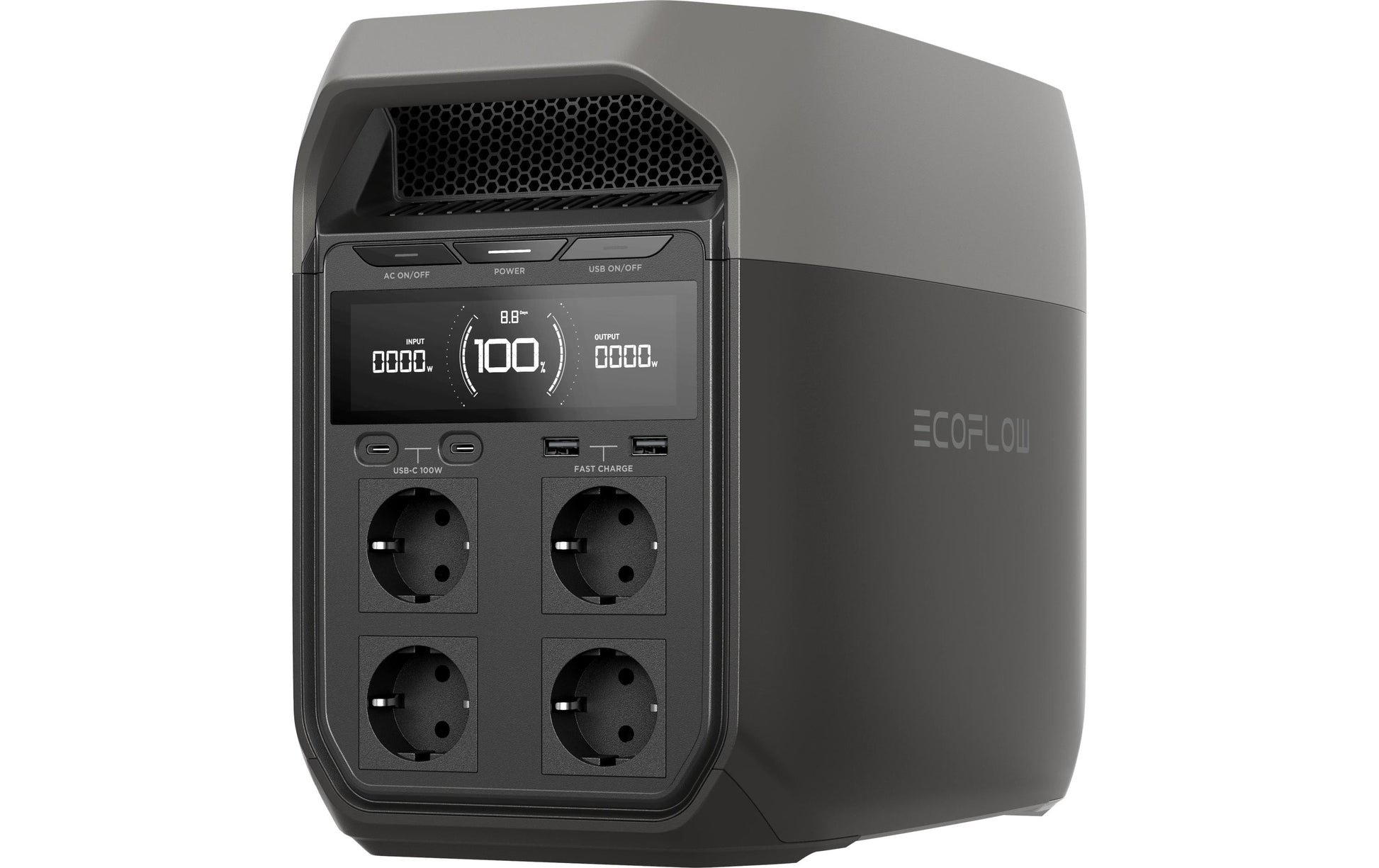 EcoFlow DELTA 3 – Powerstation – 1'024 Wh, LiFePO4, CH-Version