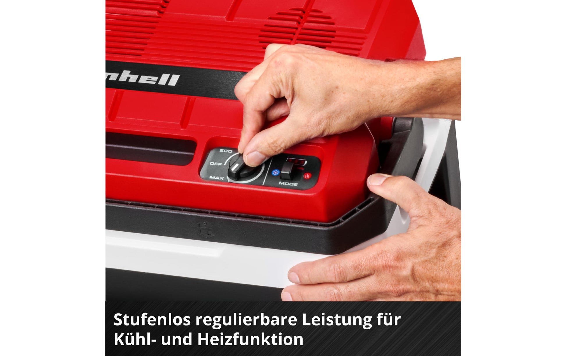 Einhell Kühlbox TE-COL 18/27 Li-Solo – 27 l, Akku (Power X-Change)/Netzbetrieb, thermoelektrisch