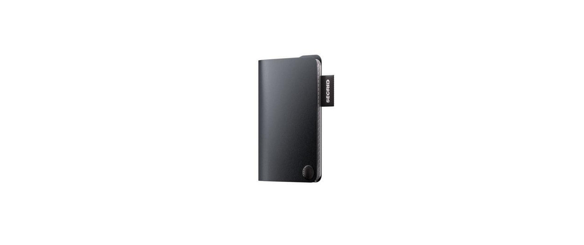 Secrid Münz-Portemonnaie – RFID-Schutz – 54 × 2,5 × 86,5 mm – Schwarz, Transparent – Polypropylen (PP)