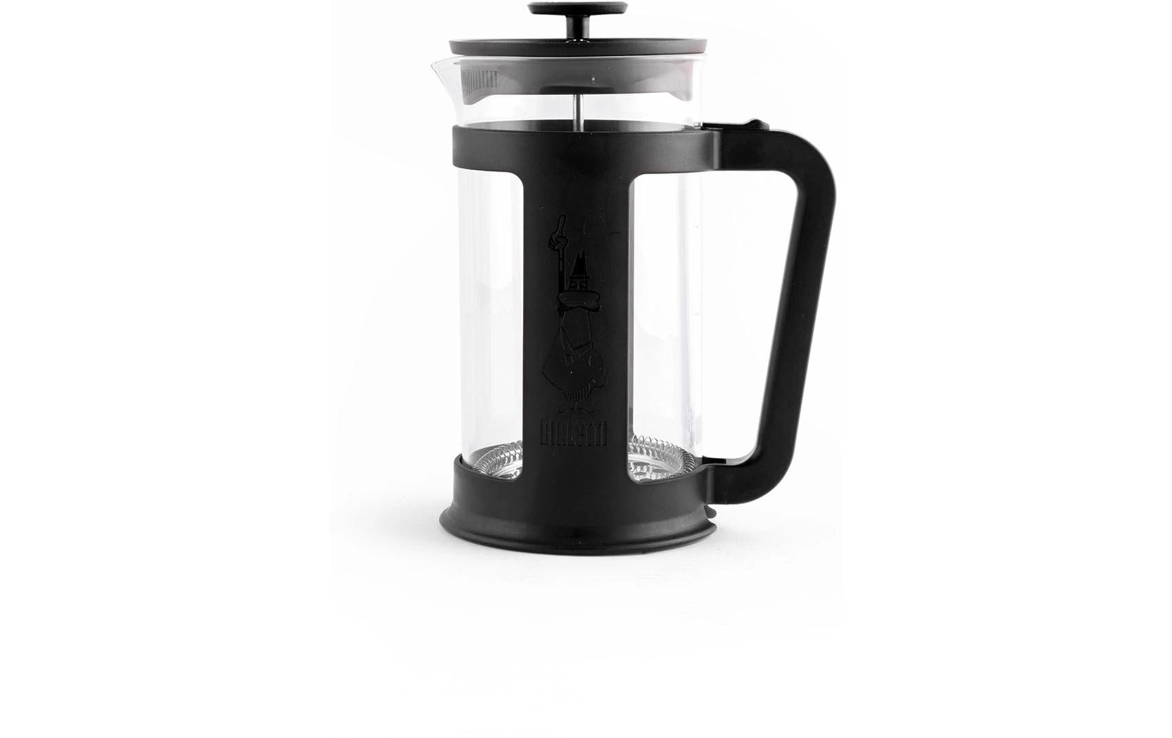 Bialetti Kaffeepresse Smart – 0,35 l, Borosilikatglas – schwarz