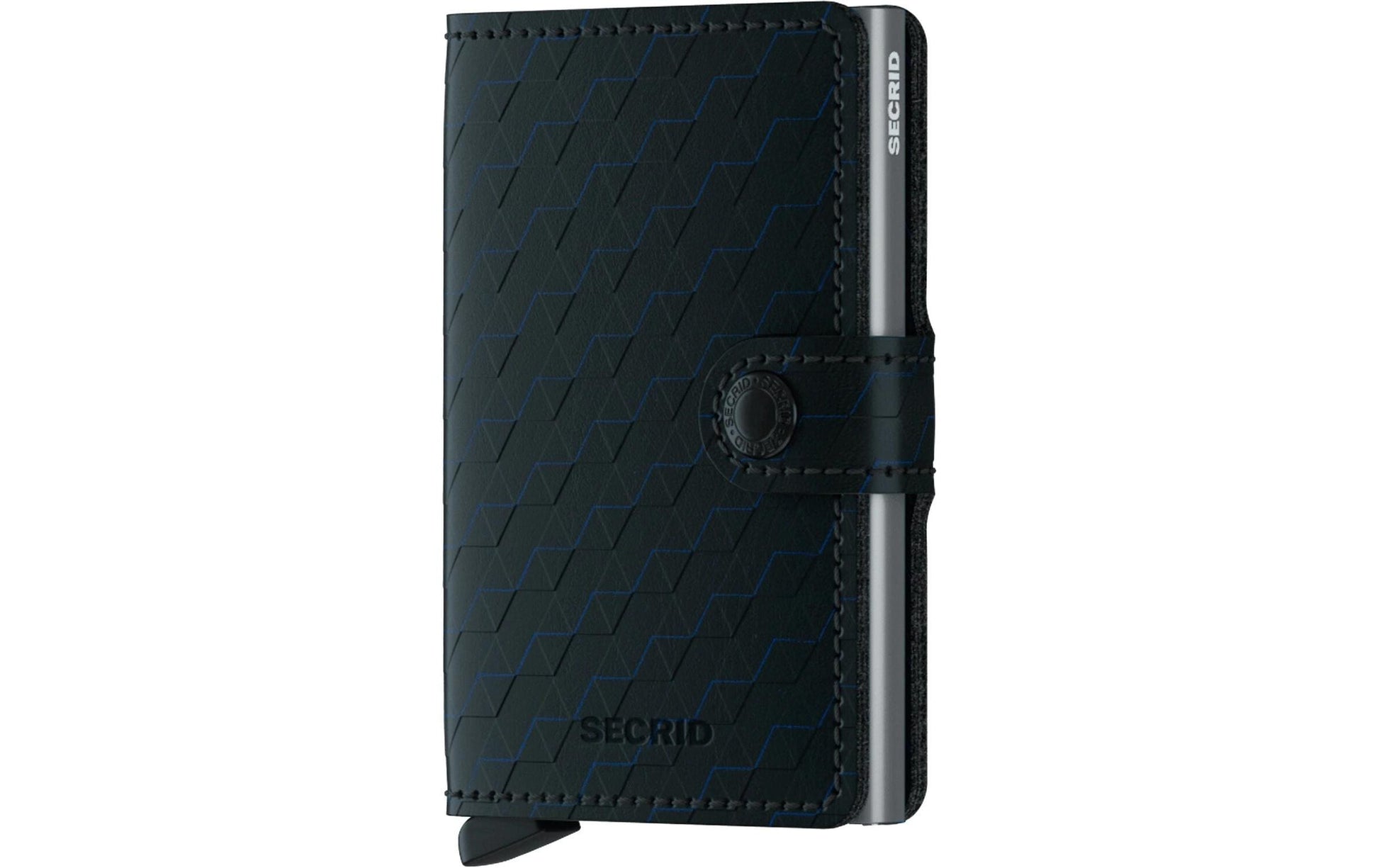 Secrid Kartenetui Miniwallet – RFID-Schutz, Slider – 10 Karten – Schwarz – Leder