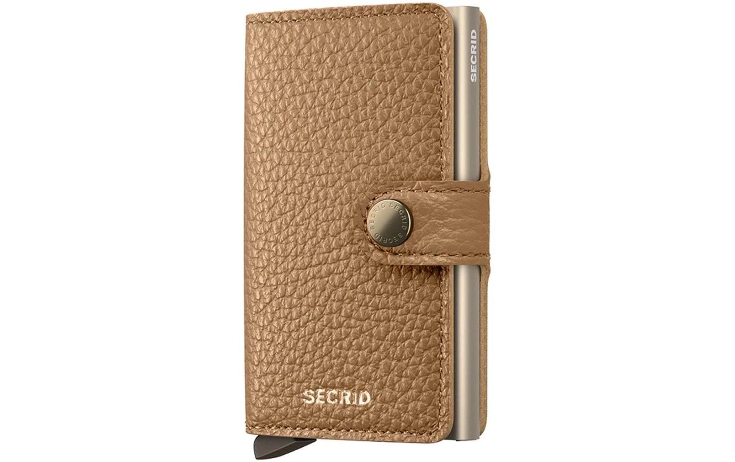 Secrid Miniwallet – RFID-Schutz – 65×102×21 mm – 10 Karten – Leder – Pebble Cappuccino