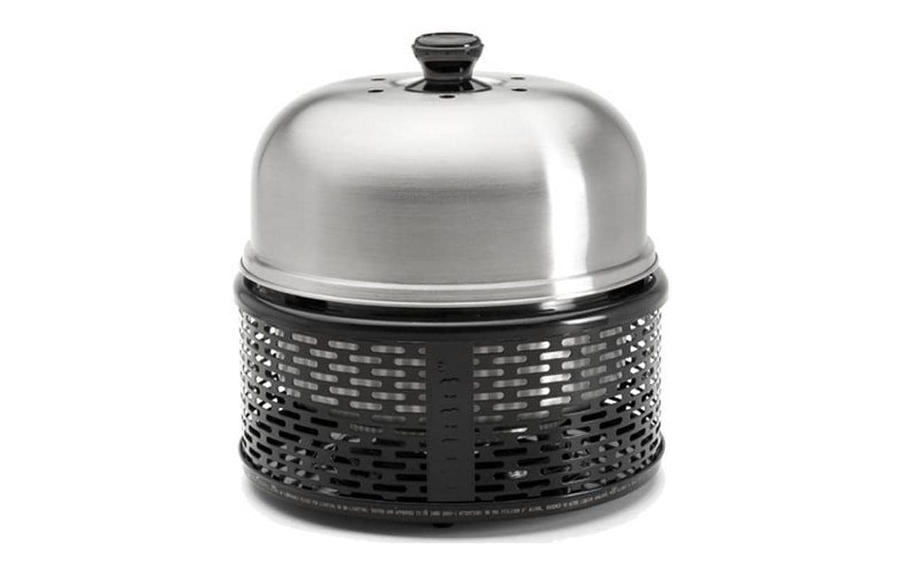 Cobb Holzkohlegrill Black Pro – Holzkohle, 38×36×40 cm, Grillplatte – Schwarz/Silber