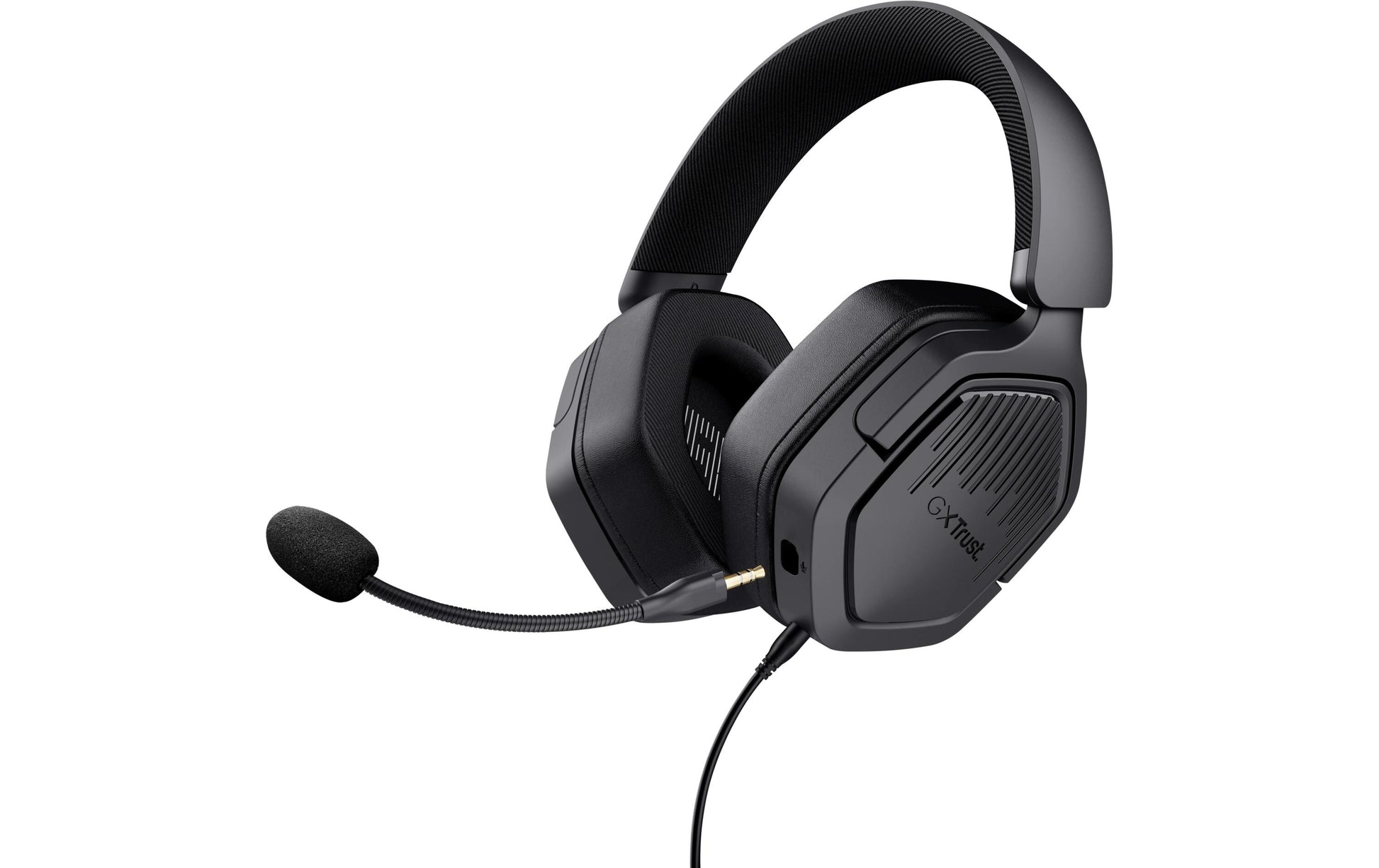 Trust GXT492 Carus Gaming-Headset – Over-Ear, Stereo, Kabelgebunden, 3,5 mm Klinke, Schwarz