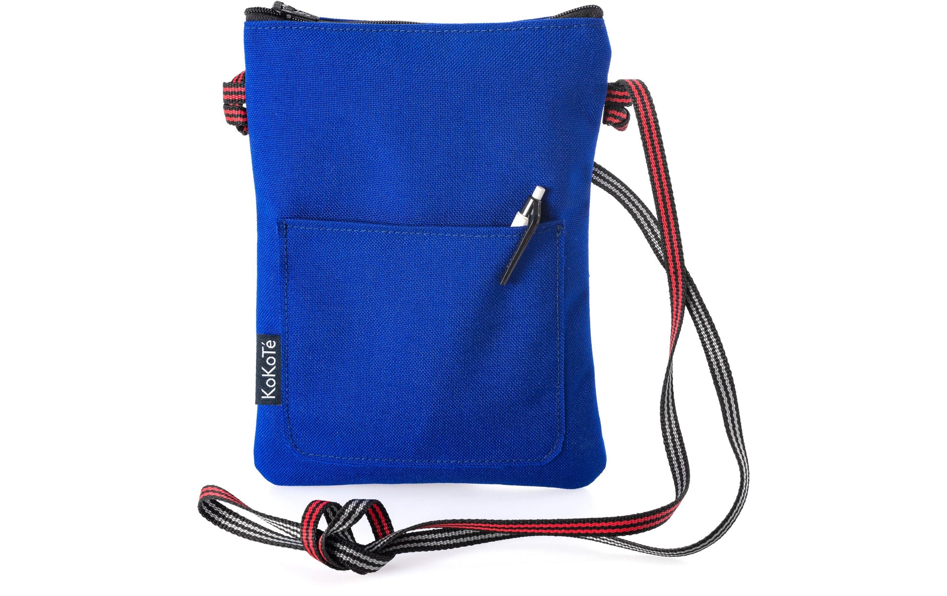 KoKoTé  Umhängetasche, Gross, Nylon (ECONYL), Blau