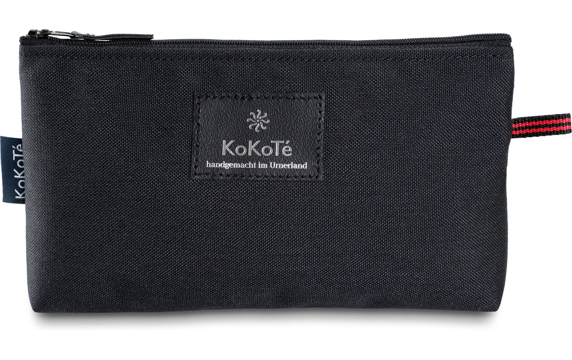 KoKoTé  Kulturbeutel – Aufhänger, Reissverschluss – 2 l, 235×150×50 mm – schwarz – ECONYL – Nessi M – 1 Stk.