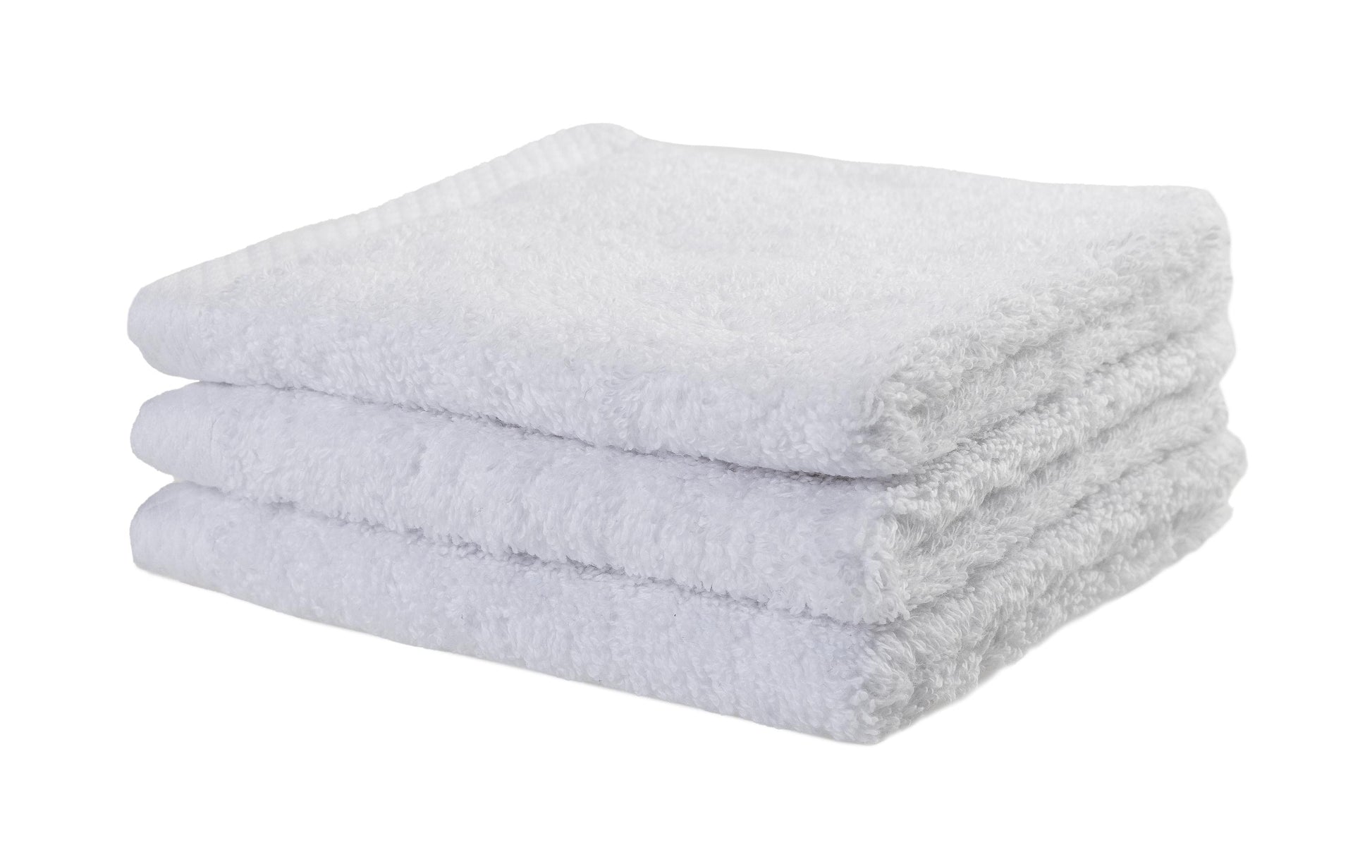 COCON Waschlappen – 30 × 30 cm, Weiss, 100% Baumwolle, 550 g/m², 3er-Set, OEKO-TEX