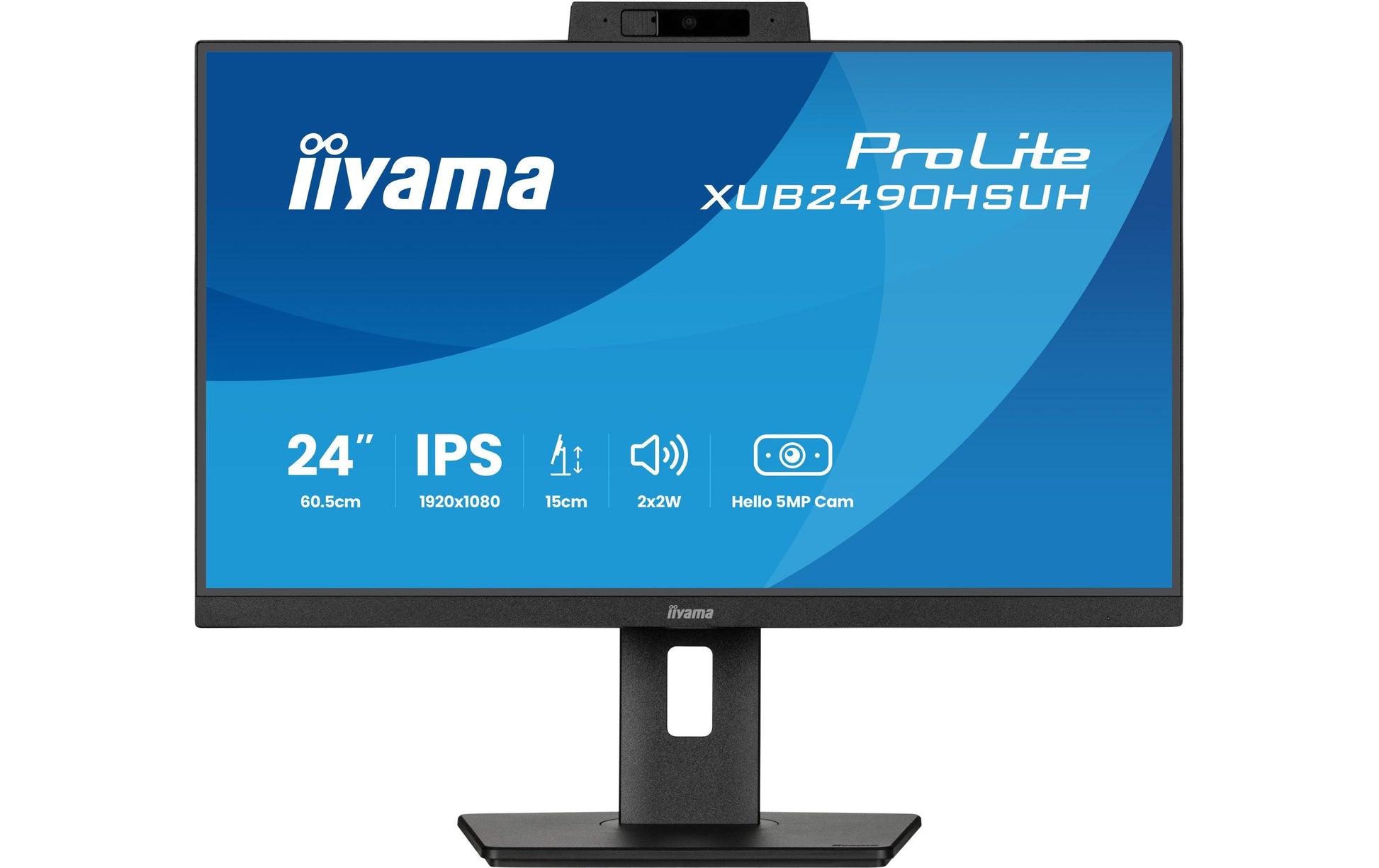 iiyama ProLite XUB2490HSUH-B2 – Monitor, 23,8", 1920 × 1080 (Full HD), IPS, 250 cd/m²