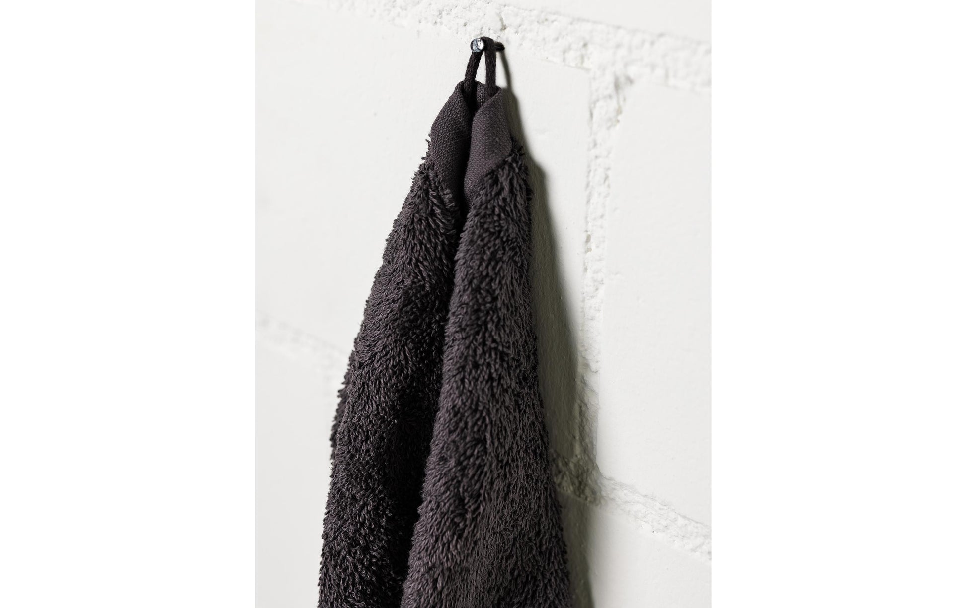 COCON Waschlappen – 30 × 30 cm, Anthrazit, 100% Baumwolle, 550 g/m², 3er-Set, OEKO-TEX