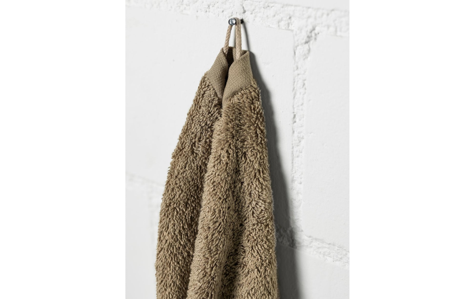 COCON Waschlappen – 30×30 cm, 100% Baumwolle, 550 g/m², Taupe, 3er-Set