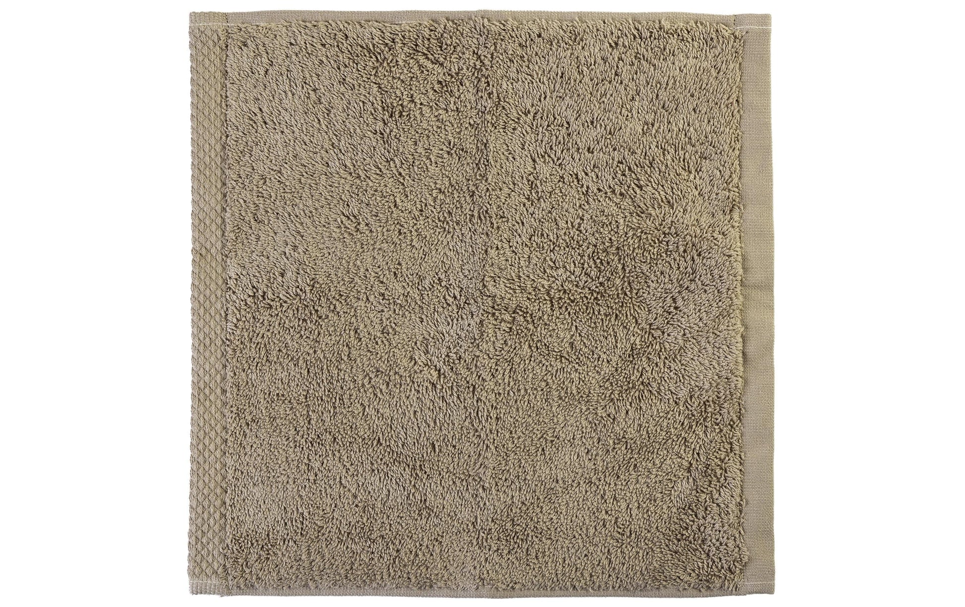 COCON Waschlappen – 30×30 cm, 100% Baumwolle, 550 g/m², Taupe, 3er-Set