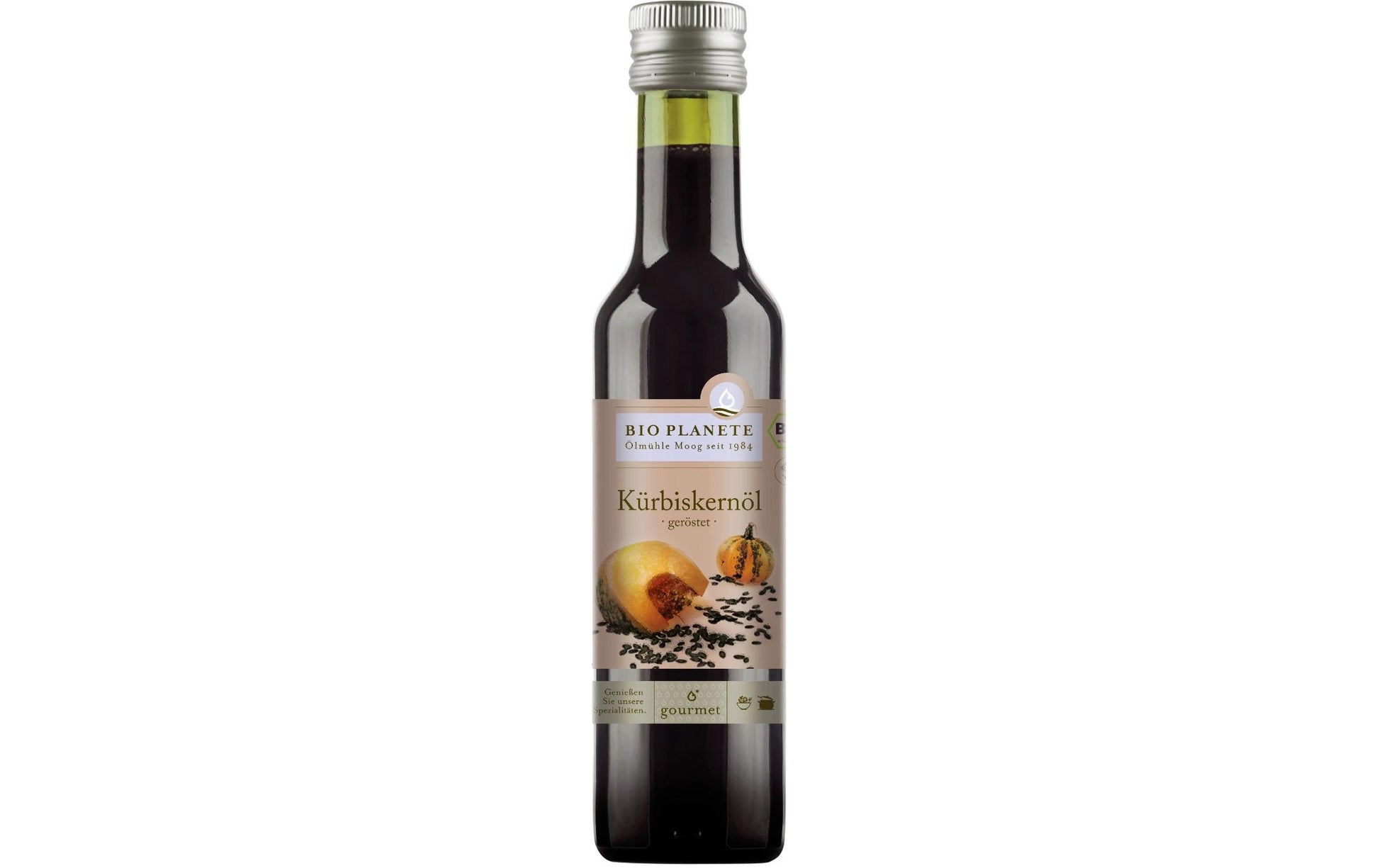 BIO PLANÈTE Geröstetes Kürbiskernöl, Bio – 250 ml