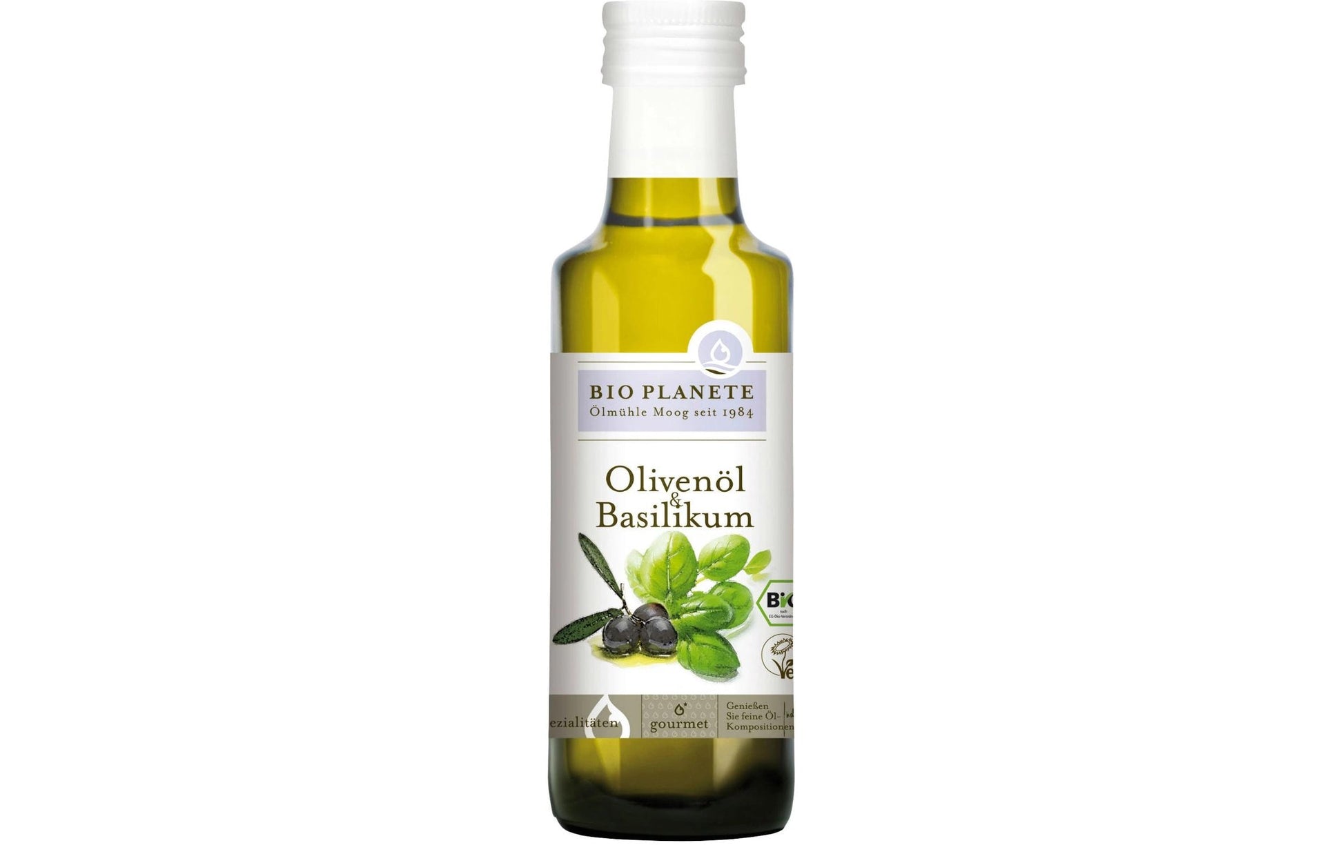 BIO PLANÈTE Olivenöl Basilikum, Bio – 100 ml