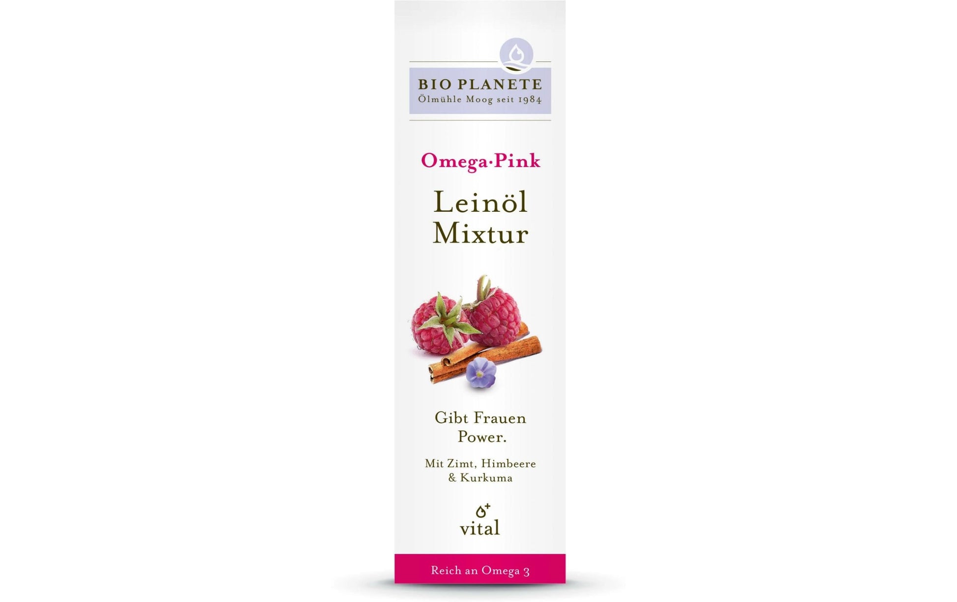 BIO PLANÈTE Leinöl-Mischung Omega Pink – 100 ml