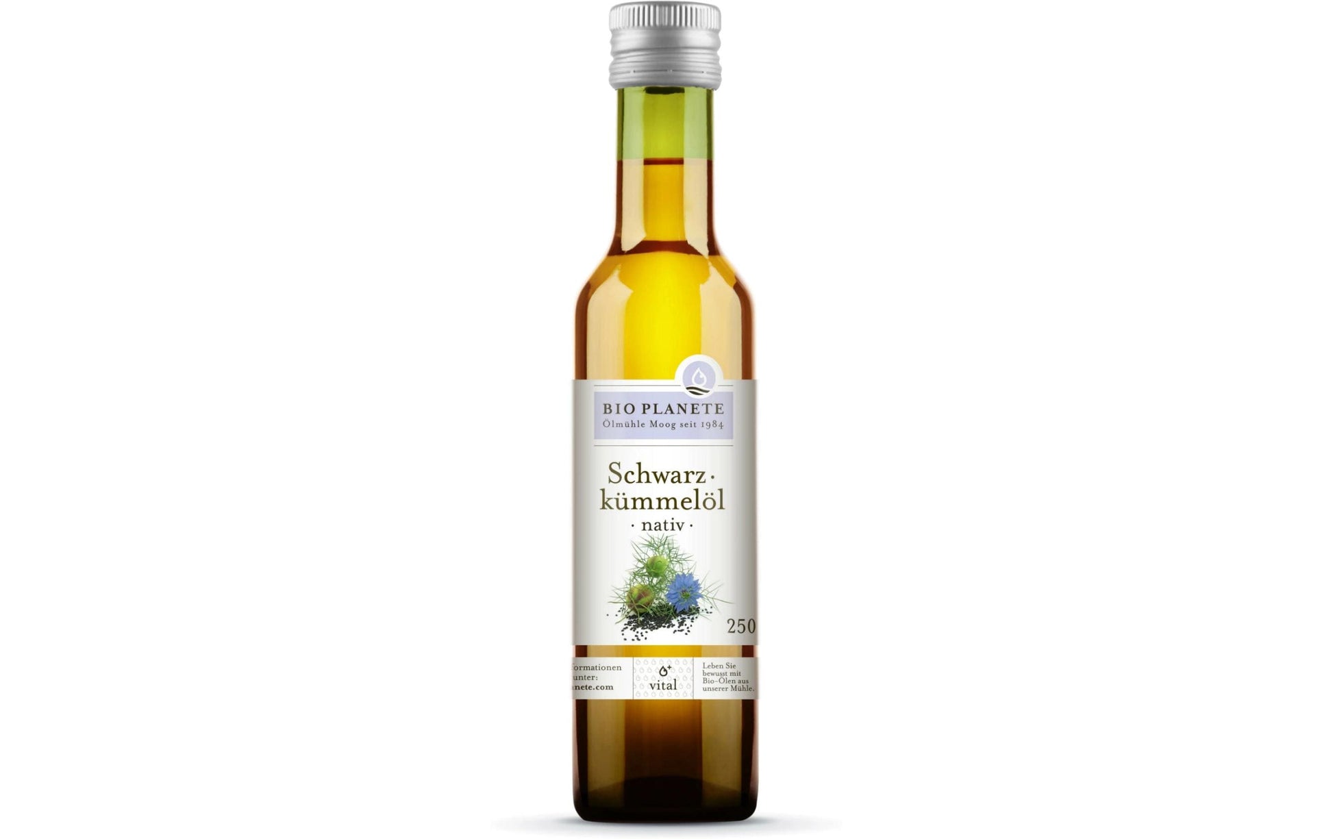 BIO PLANÈTE Schwarzkümmelöl nativ, Bio – 250 ml