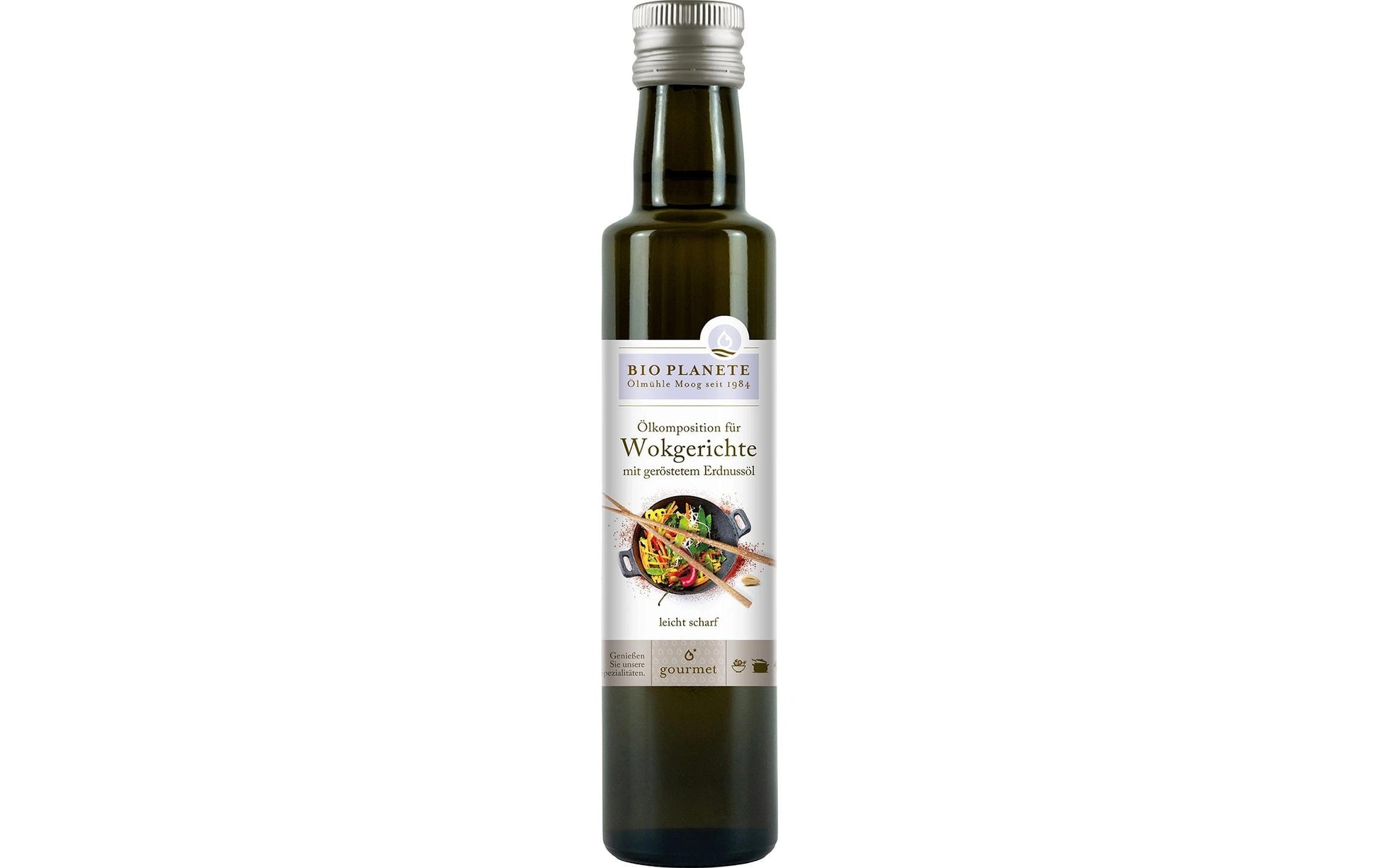 BIO PLANÈTE Woköl mit geröstetem Erdnussöl, Bio – 250 ml