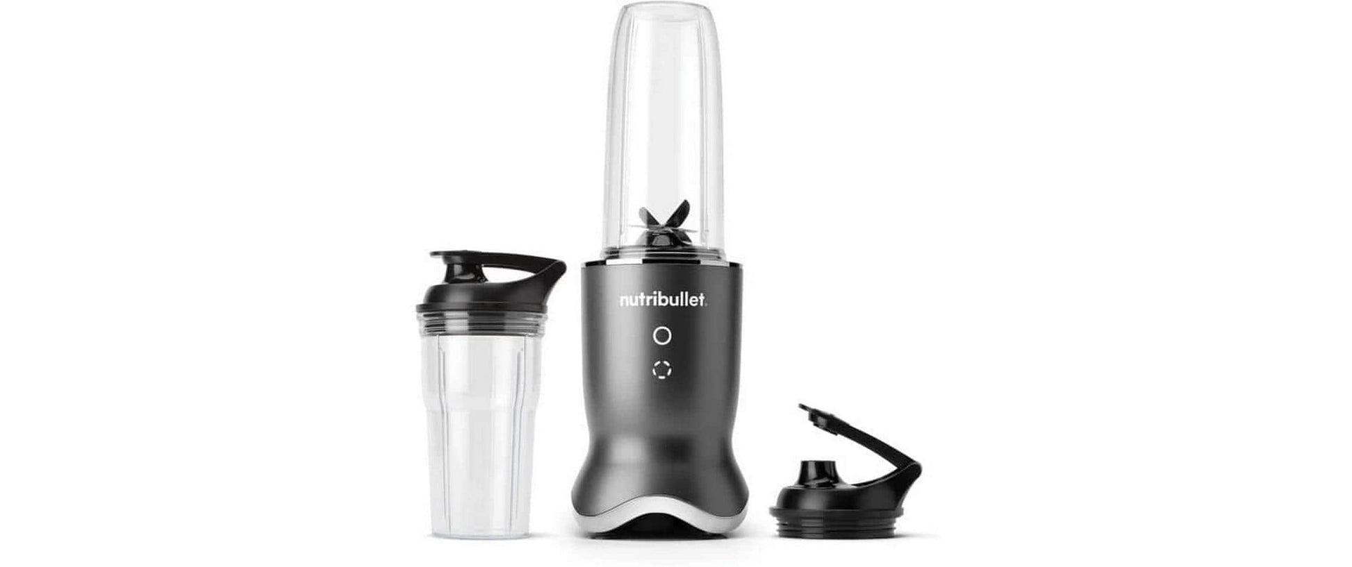 NutriBullet Smoothie-Mixer NB1206DGCC – 0,7 l, 1200 W, spülmaschinenfest – dunkelgrau/silber