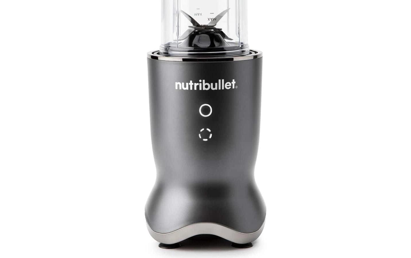 NutriBullet Smoothie-Mixer NB1206DGCC – 0,7 l, 1200 W, spülmaschinenfest – dunkelgrau/silber