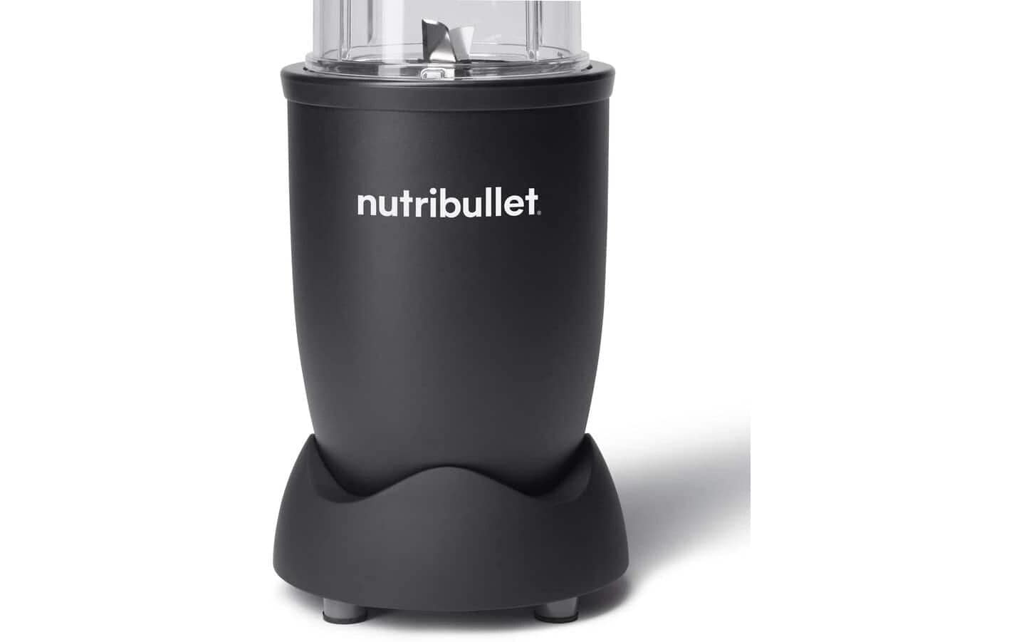 NutriBullet Smoothie-Mixer NB910MAB – 0,9 l, 900 W, Eis-Crusher – Schwarz matt