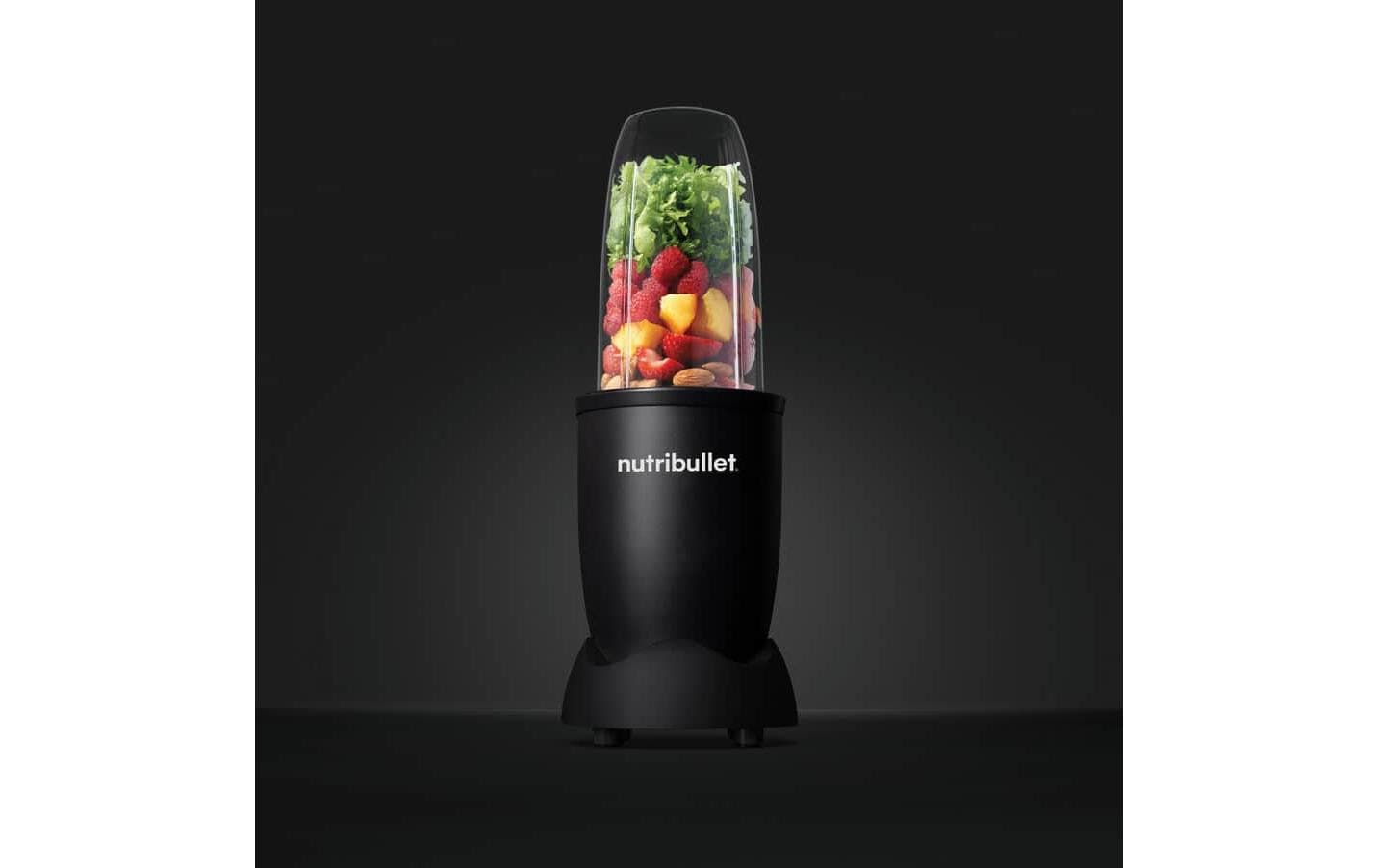NutriBullet Smoothie-Mixer NB910MAB – 0,9 l, 900 W, Eis-Crusher – Schwarz matt
