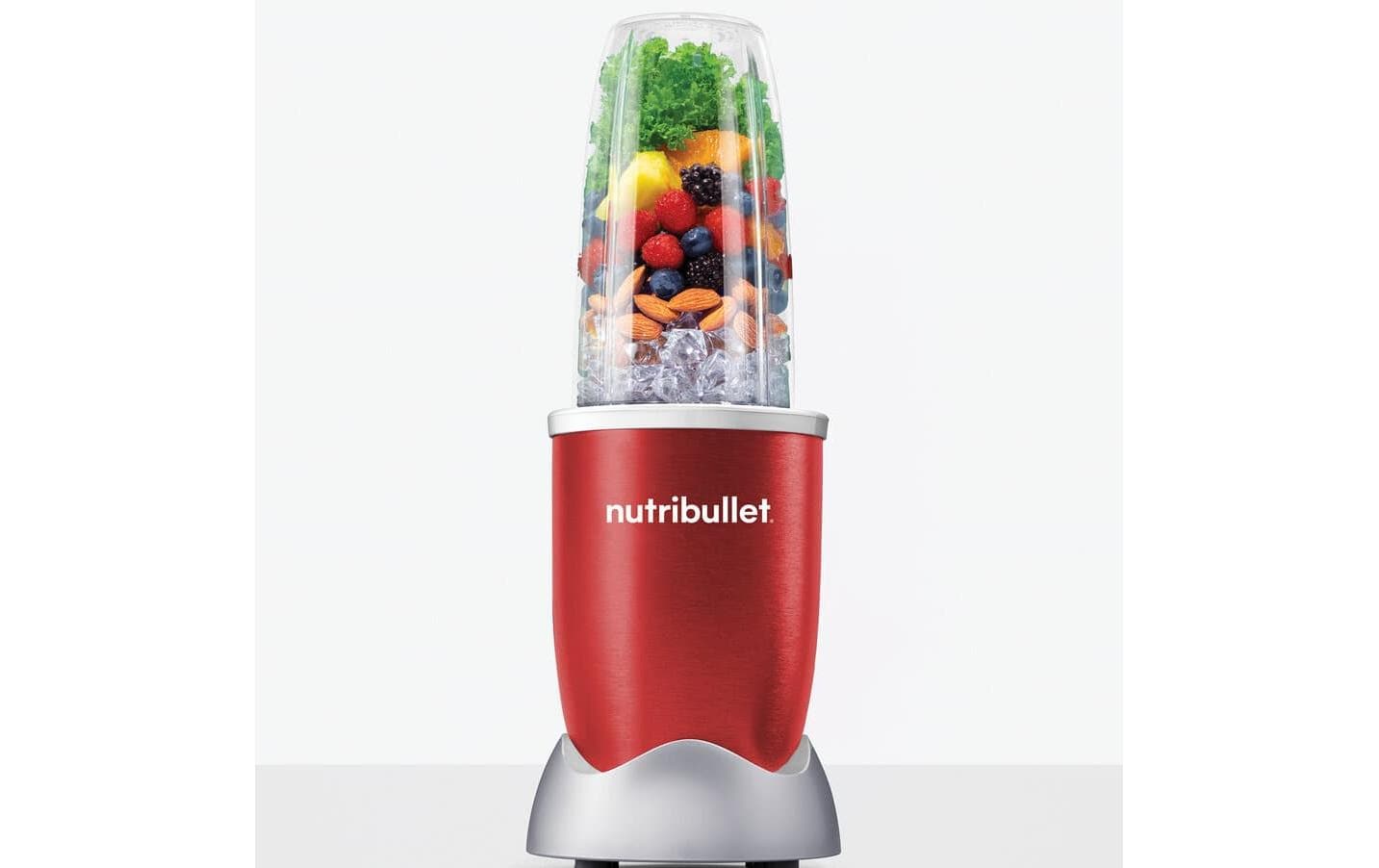 NutriBullet Smoothie-Mixer Pro NB907MAR – 0,9 l, 900 W, spülmaschinenfest – rot