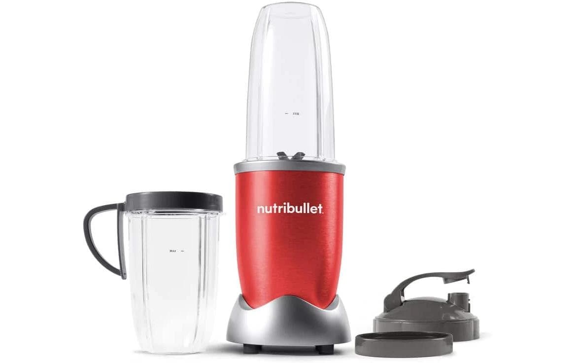 NutriBullet Smoothie-Mixer Pro NB907MAR – 0,9 l, 900 W, spülmaschinenfest – rot