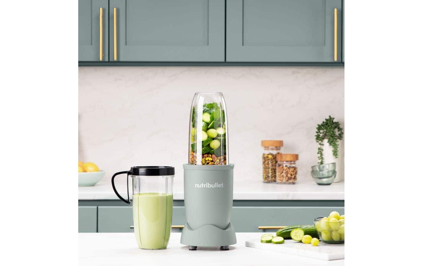 NutriBullet Smoothie-Mixer NB907MAJD – 900 W, spülmaschinenfest – matt jade