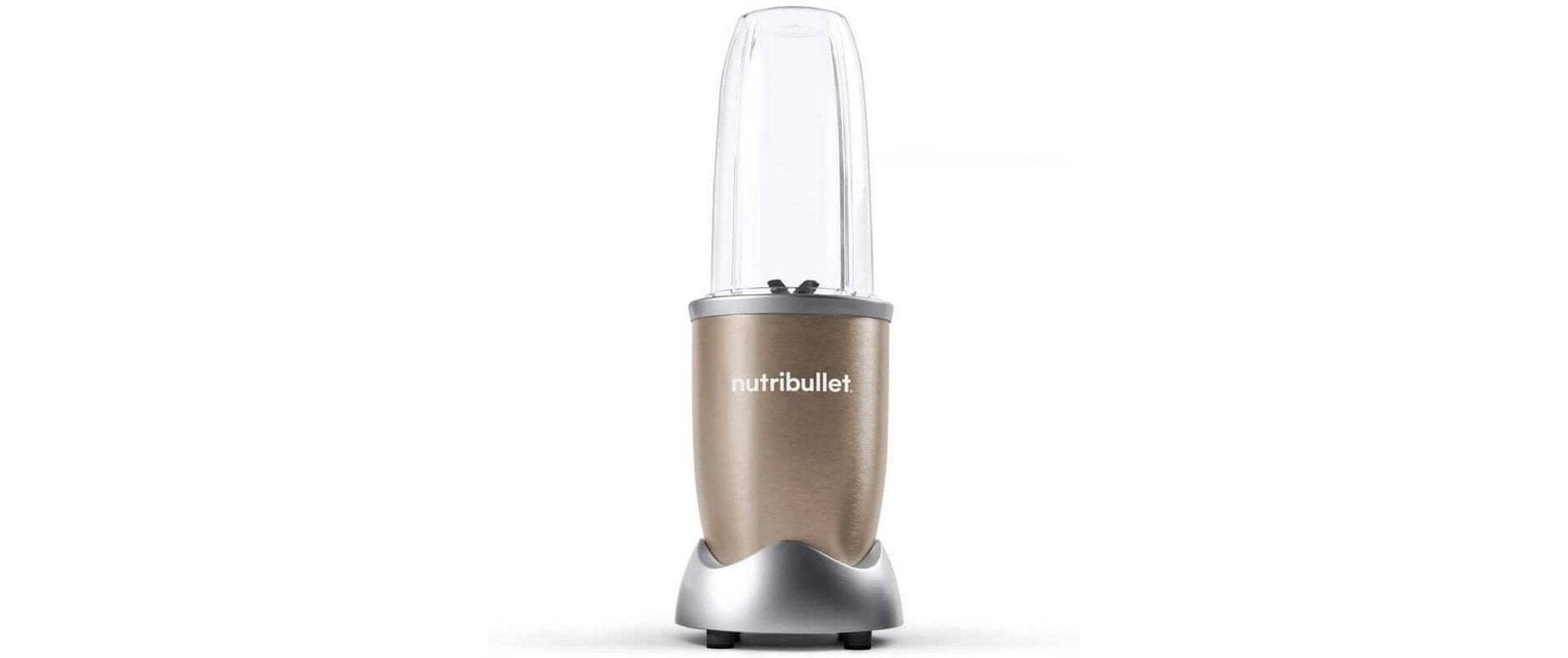 NutriBullet Smoothie-Mixer NB904CP – 0,7 l, 900 W, To-Go – champagner