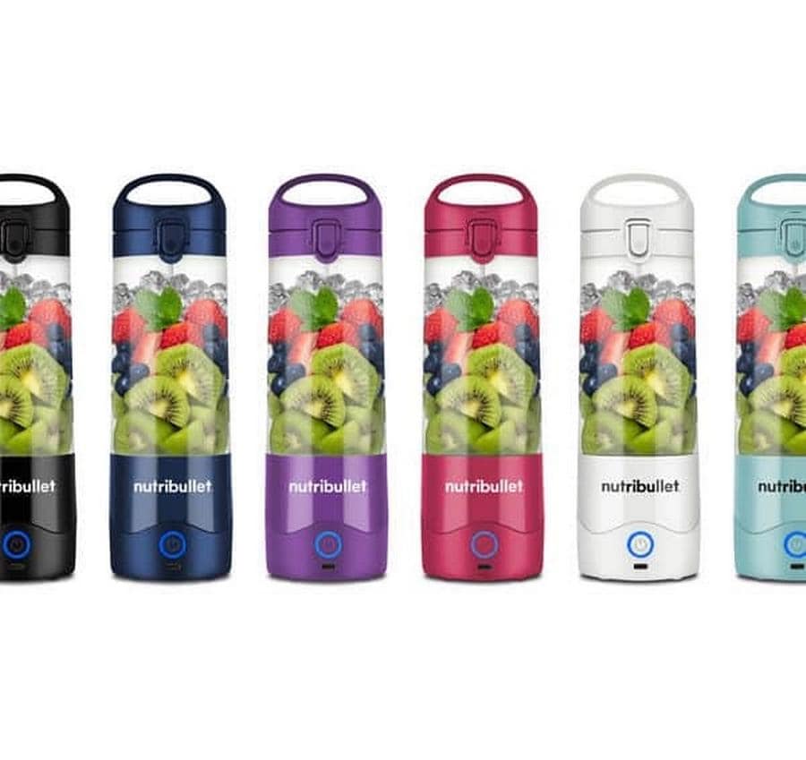 NutriBullet Smoothie-Mixer Portable NBP003W – 475 ml, 14,8 W, Akku – Weiss