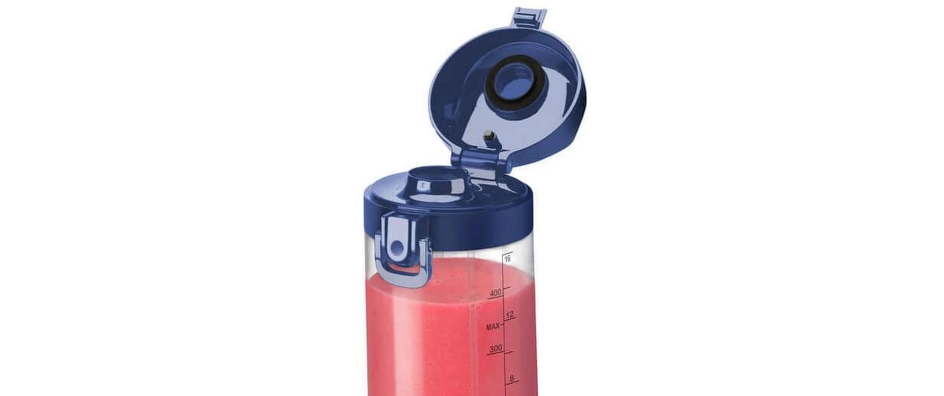 NutriBullet Smoothie-Mixer (To-Go) NBP003NBL – 475 ml, 14,8 W, Akku – Blau/Navy