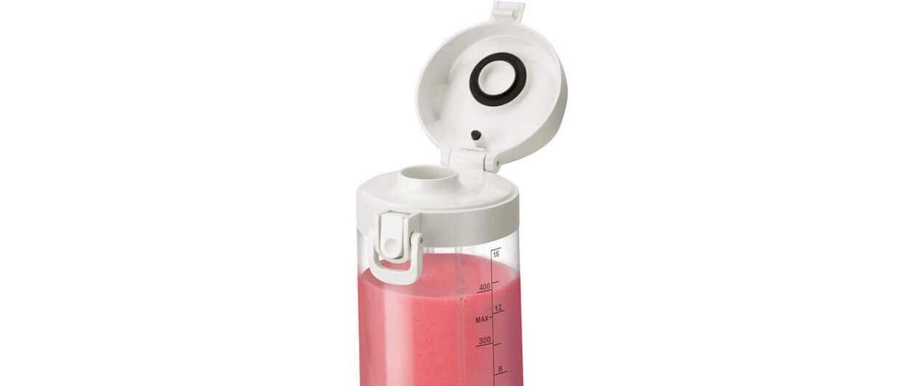 NutriBullet Smoothie-Mixer Portable NBP003W – 475 ml, 14,8 W, Akku – Weiss