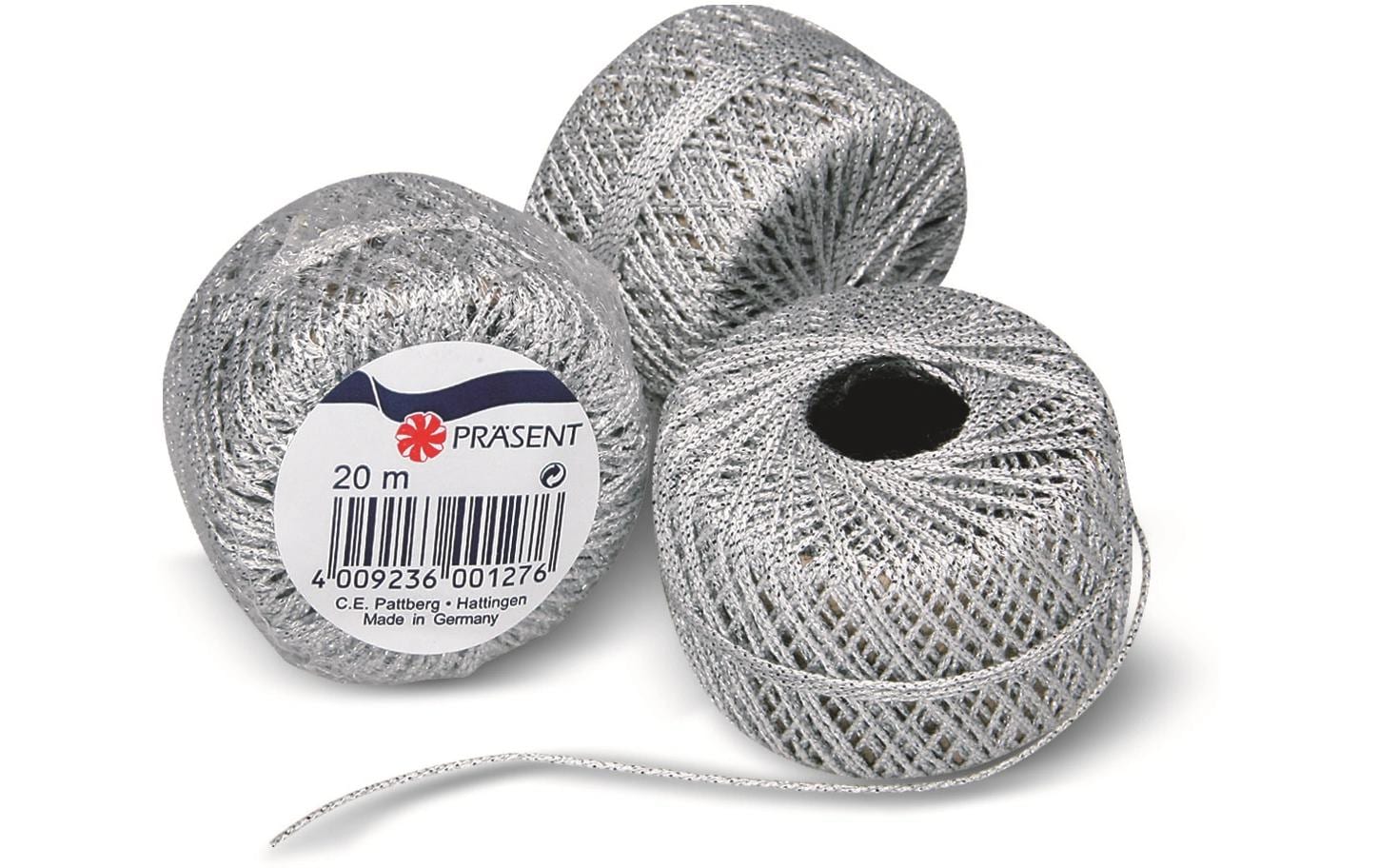 Pattberg Geschenkband Kordel silber – Ø 2 mm × 20 m