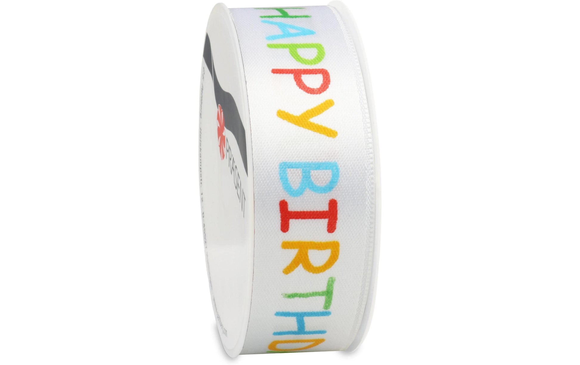 Pattberg Bänder-Set Happy Birthday Weiss – 10 × 3 m, 25 mm