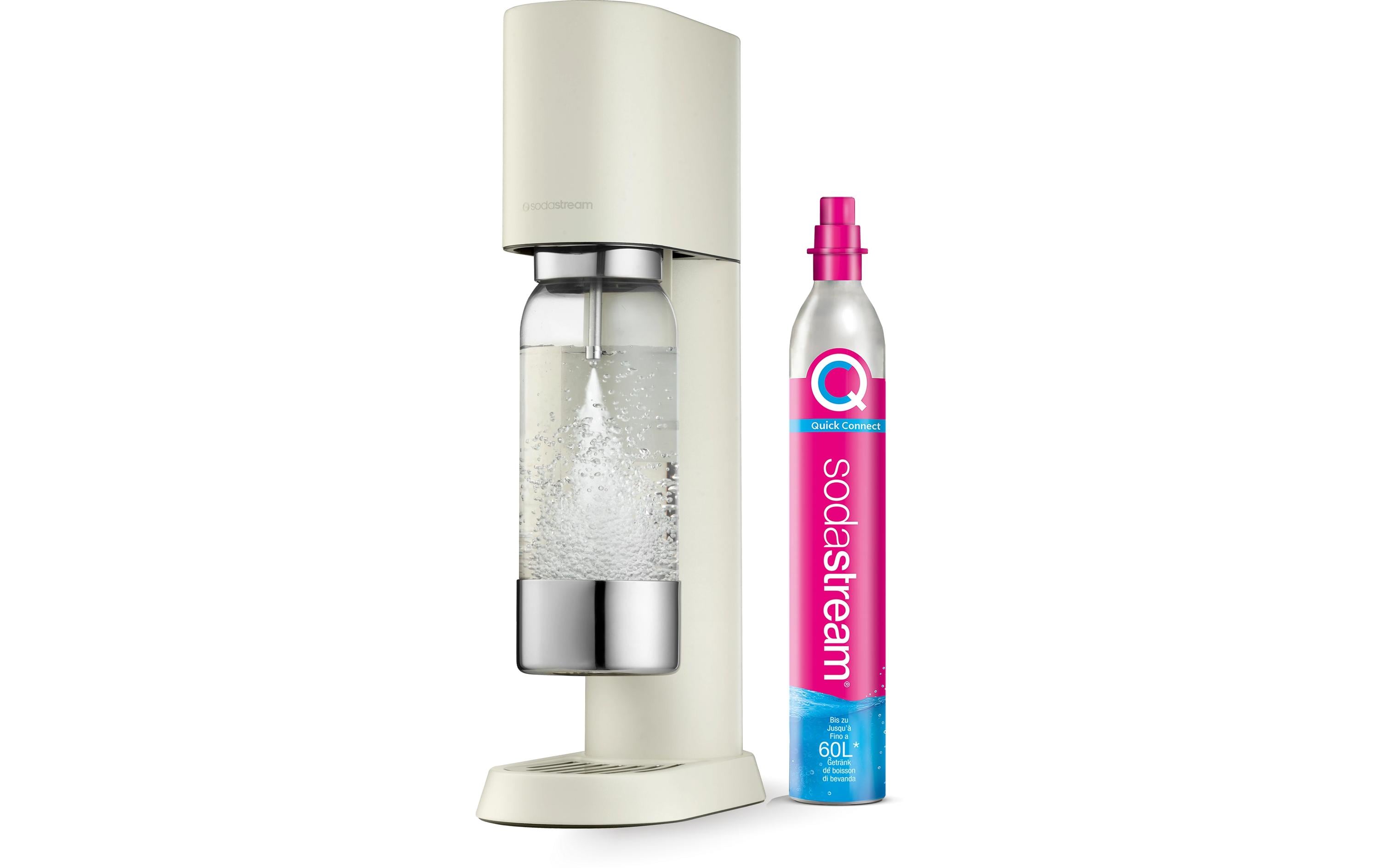 Sodastream Enso 1013611412 – Wassersprudler, 1 Flasche, Quick Connect 60 l, Sand