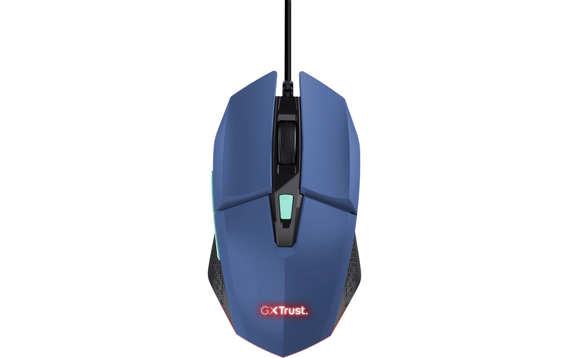 Trust GXT109 Felox – Gaming-Maus – Kabelgebunden (USB-A), 6400 DPI, RGB-Beleuchtung, beidhändig, Blau