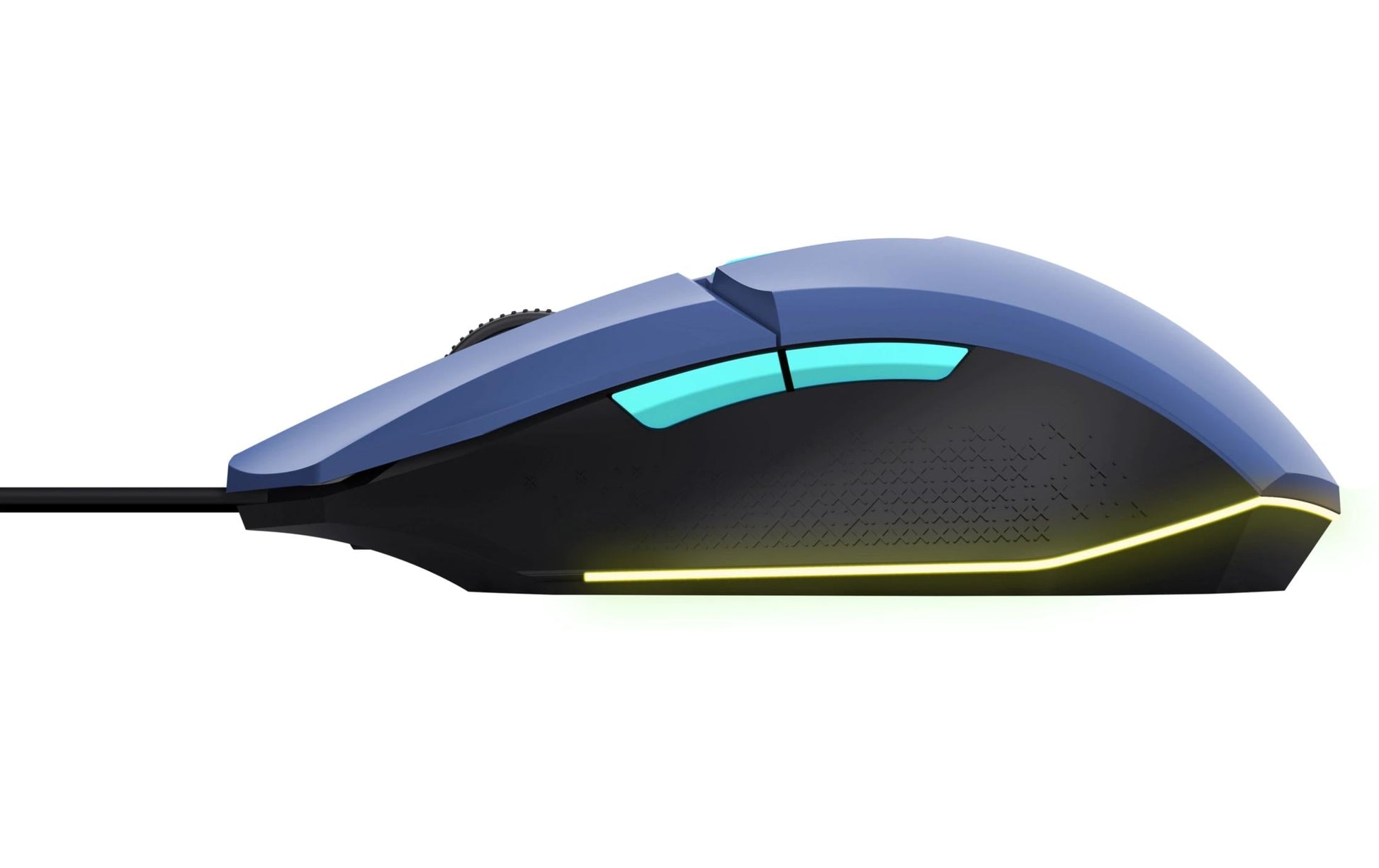 Trust GXT109 Felox – Gaming-Maus – Kabelgebunden (USB-A), 6400 DPI, RGB-Beleuchtung, beidhändig, Blau