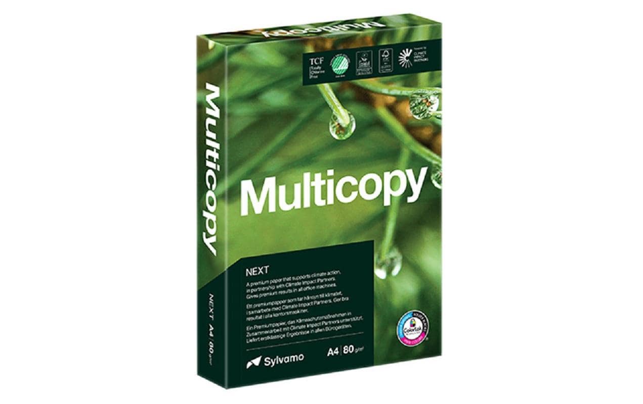 MultiCopy Kopierpapier – A4, 80 g/m², weiss – für Inkjet/Laser/Kopierer – FSC – 2500 Blatt
