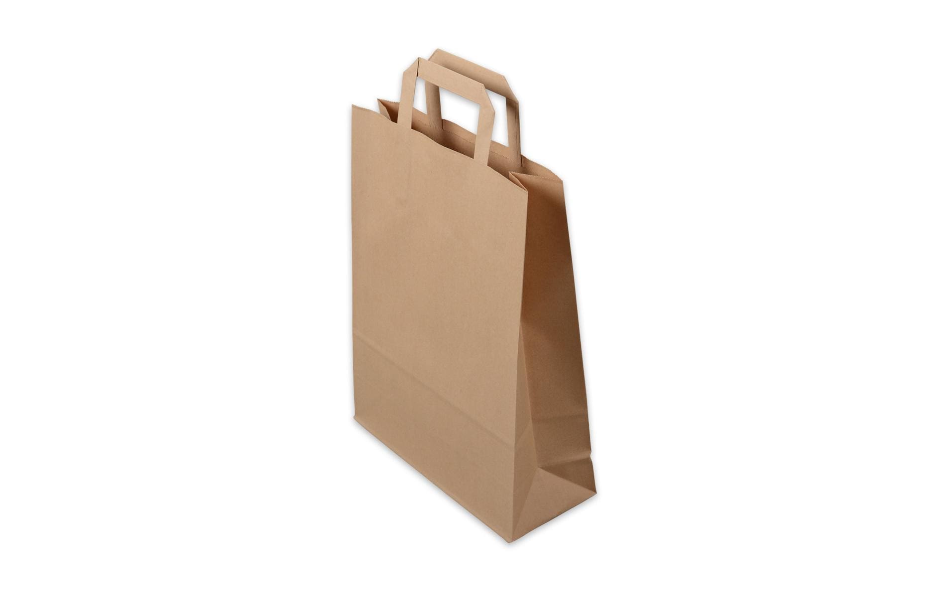 Elco Tragetasche, braun – 260 × 330 × 100 mm – 50 Stk.