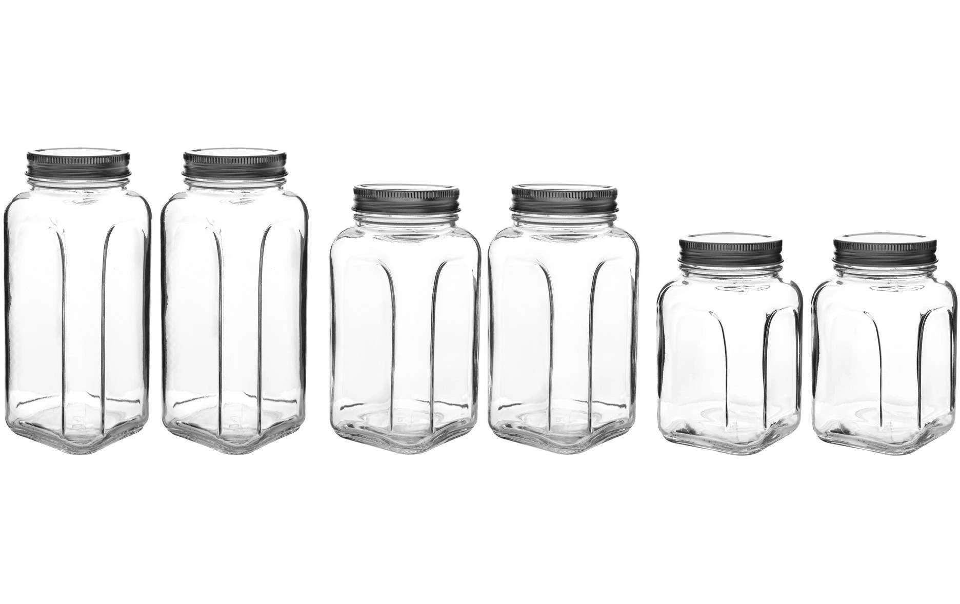 Hermia Vorratsdose 980 ml, Glas, Transparent