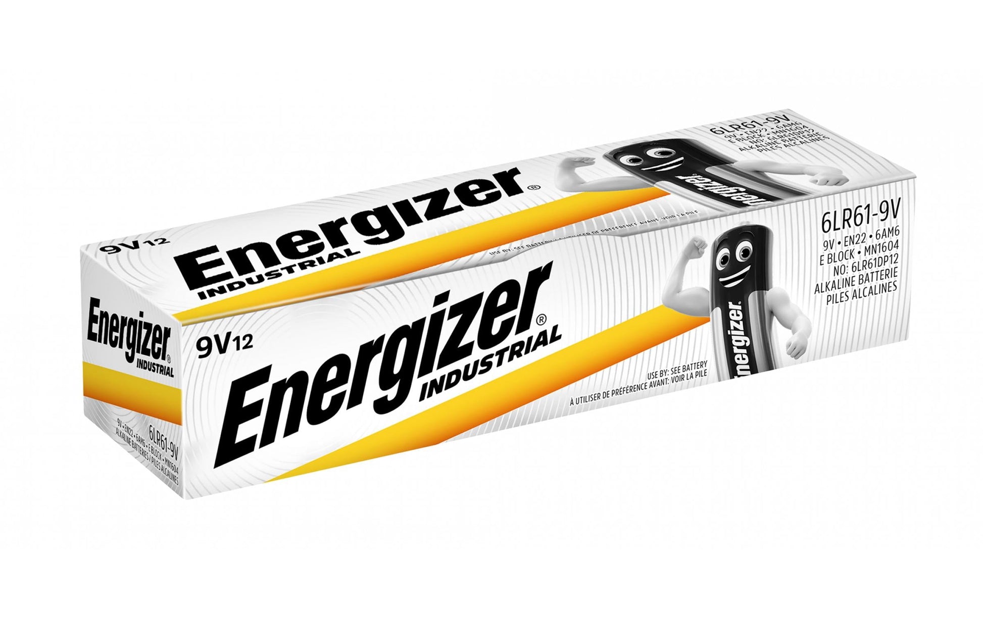 Energizer 9V Batterien – Alkaline, 9 V – 12 Stk.