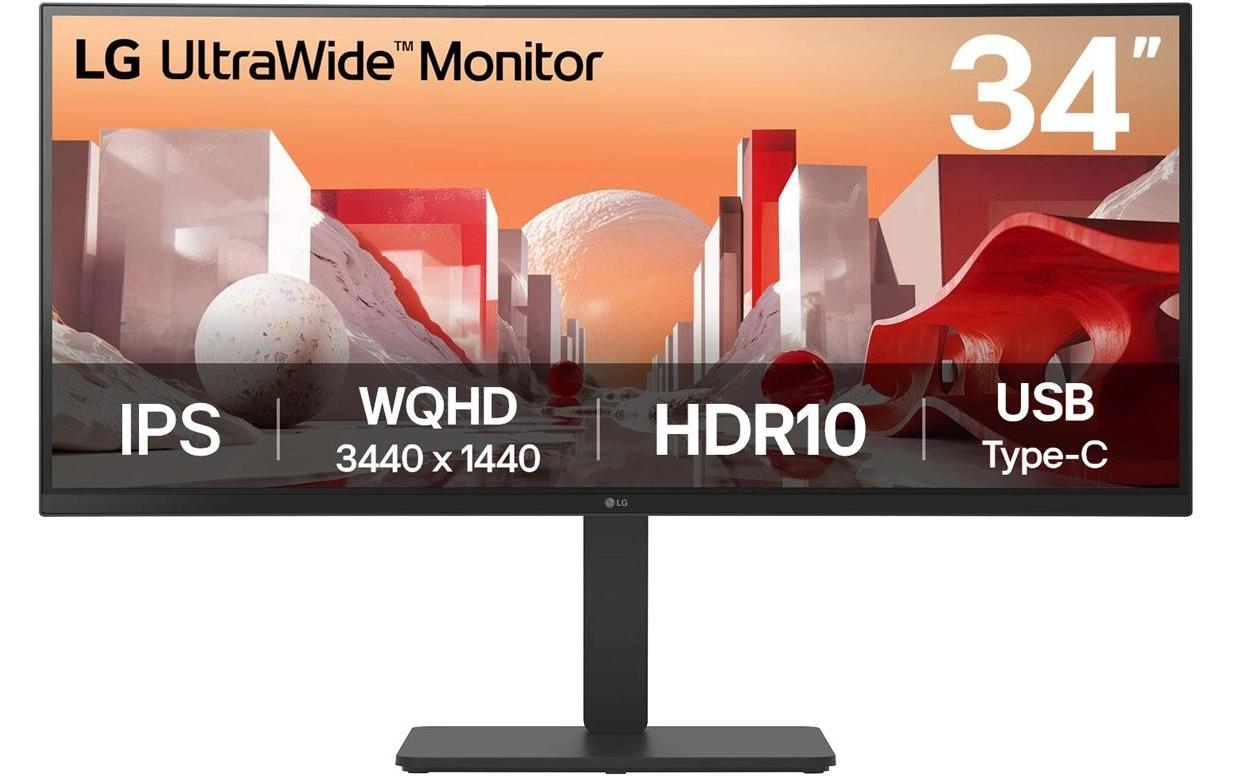 LG 34BA75QE-B – Monitor, 34", LCD, Schwarz