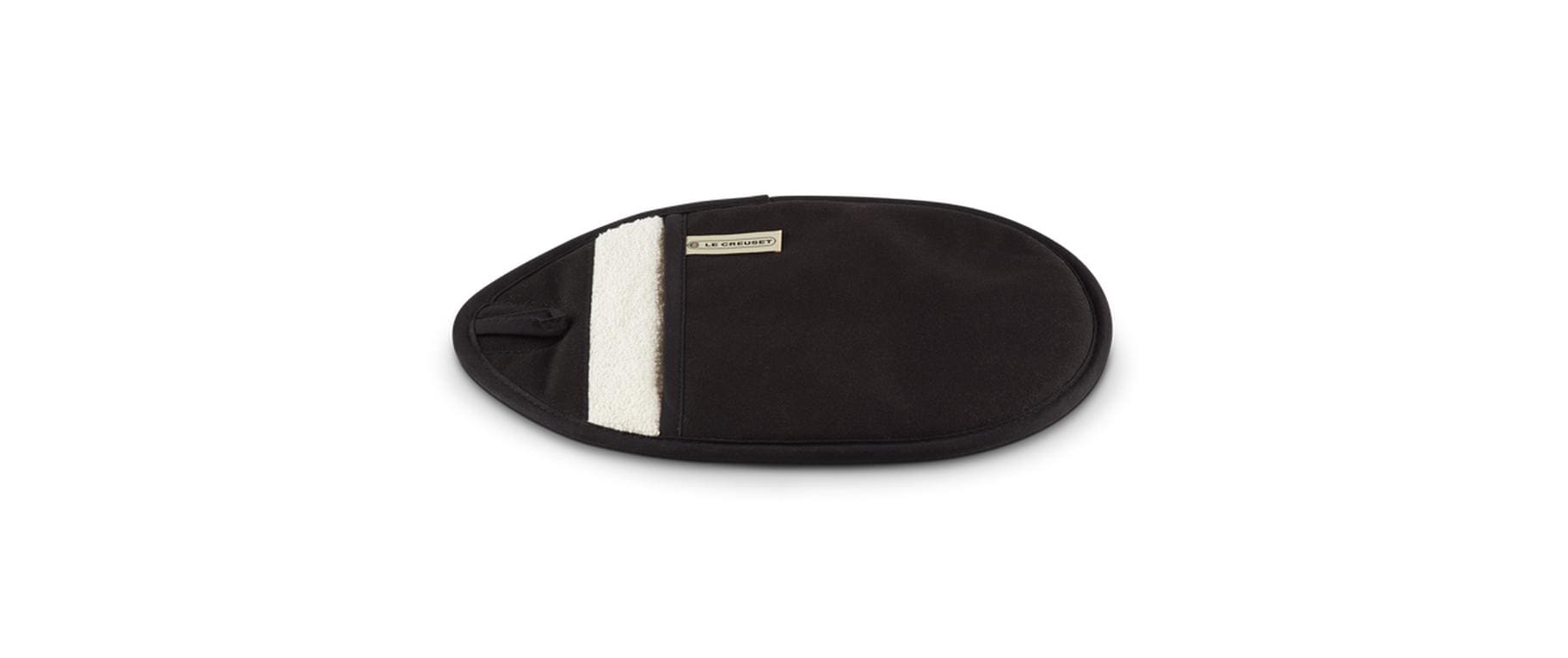 Le Creuset Topflappen, 20 × 32 × 1 cm, Baumwolle, Schwarz