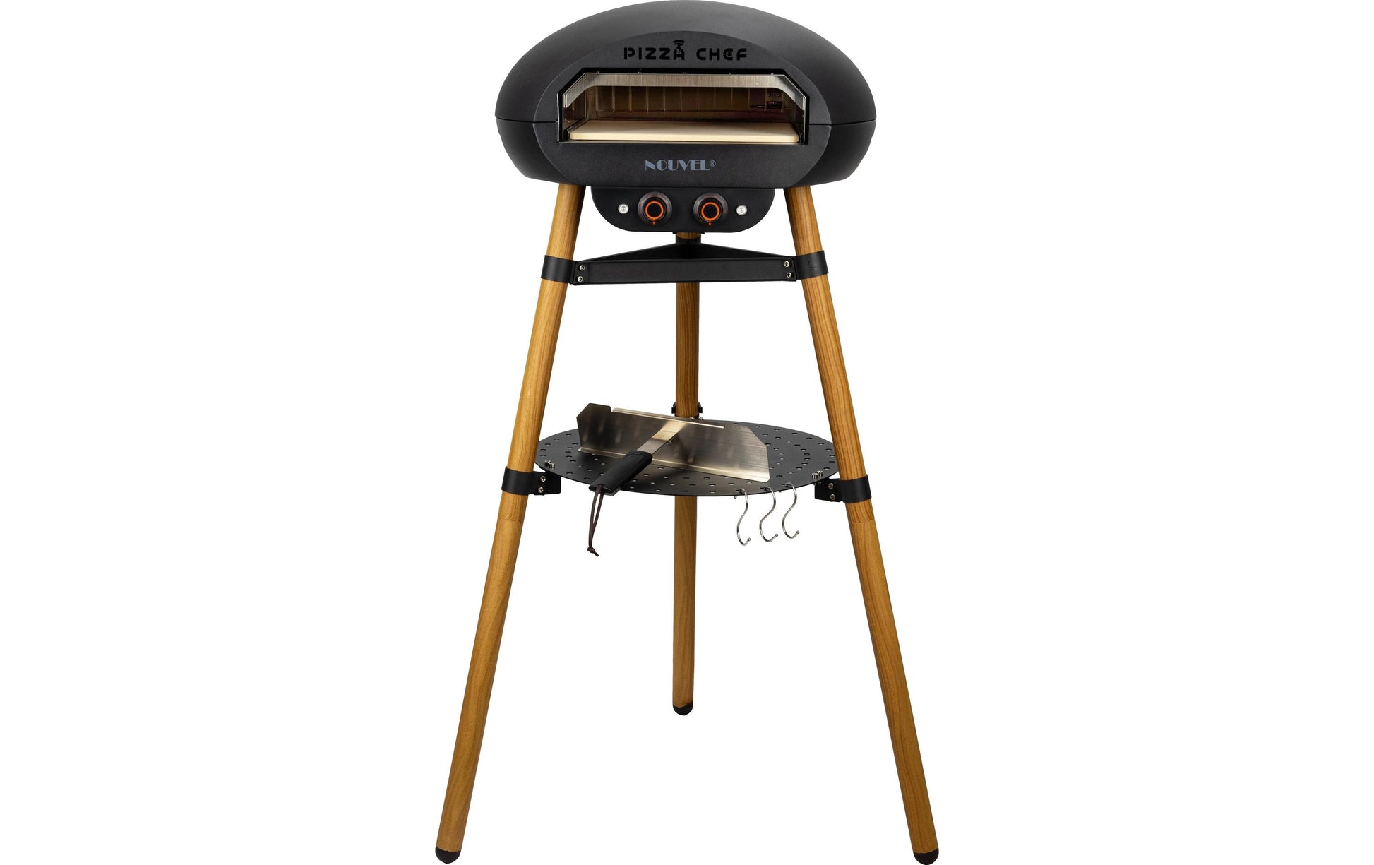 Nouvel Pizzaofen Woody – Pizzastein – Schwarz