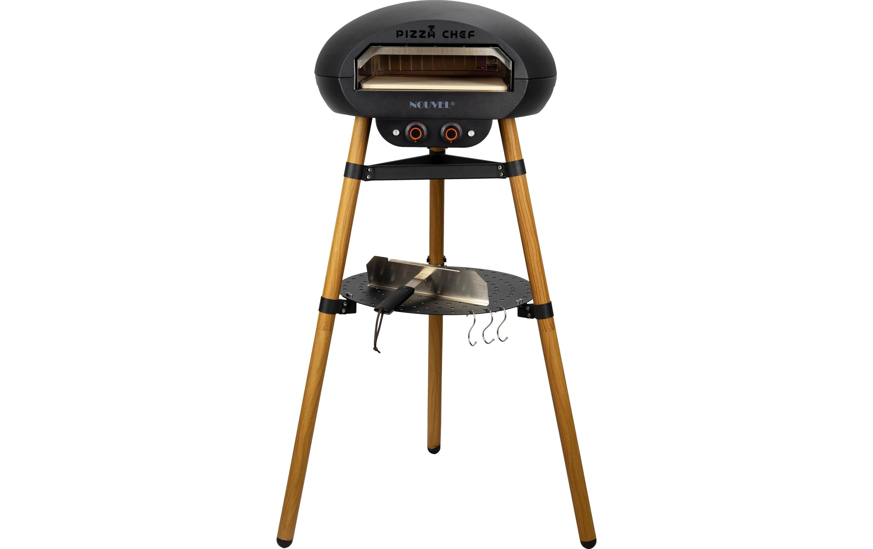 Nouvel Pizzaofen Woody – Pizzastein – Schwarz