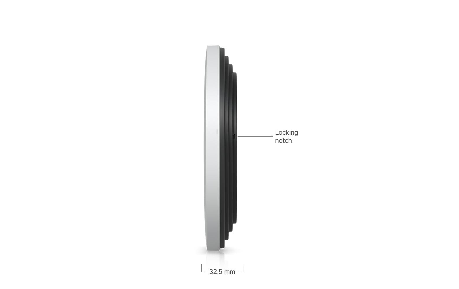 Ubiquiti UniFi U7-PRO-XG – Access Point – Wi-Fi 7 (2,4/5/6 GHz), 5,8 Gbit/s, 10GbE, PoE+, Wand/Decke