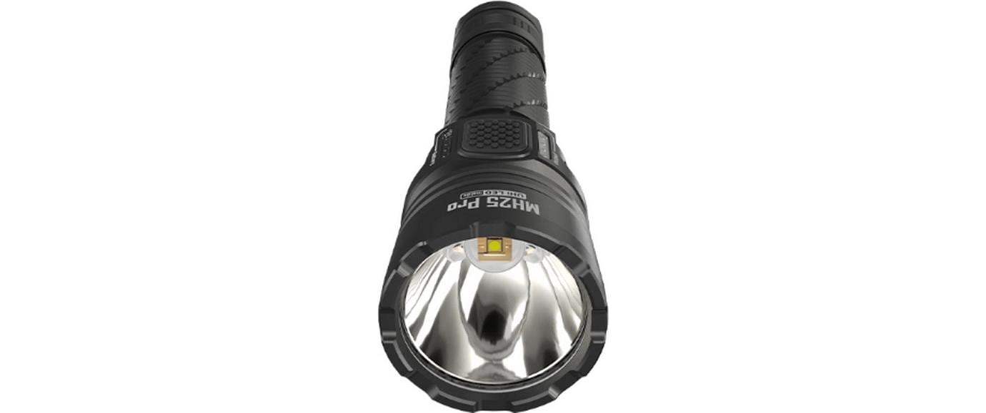 Nitecore Taschenlampe MH25 PRO – 3300 lm, 705 m, IP68, USB, 5300 mAh Akku – Schwarz